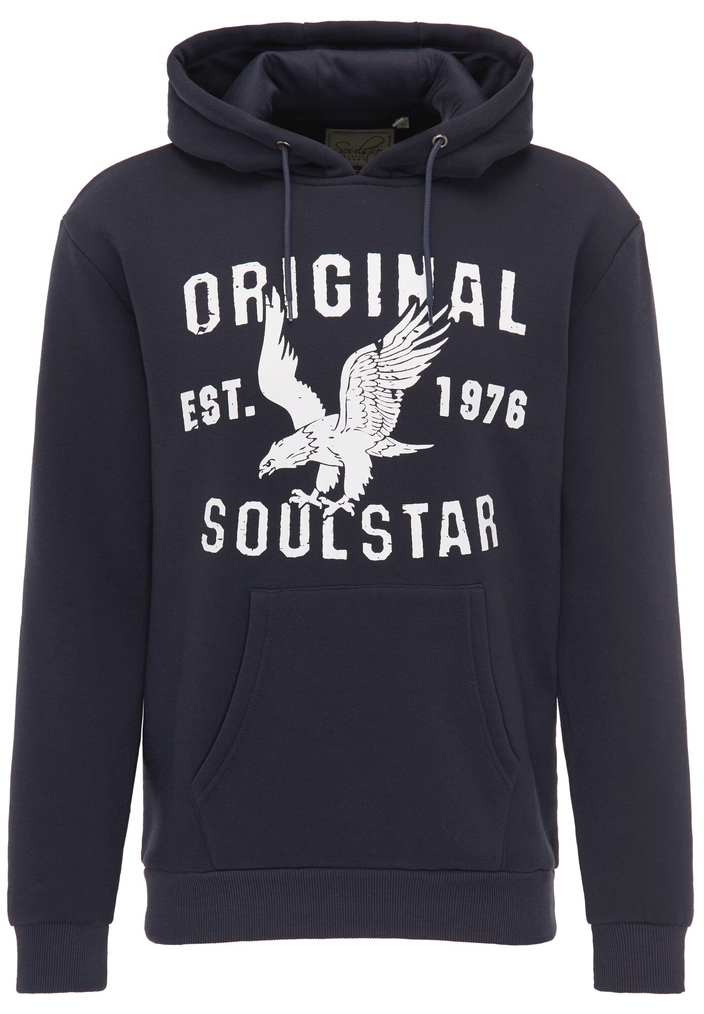 Soulstar Heren Sweatshirt Donkerblauw Wit soulstar kopen in de aanbieding