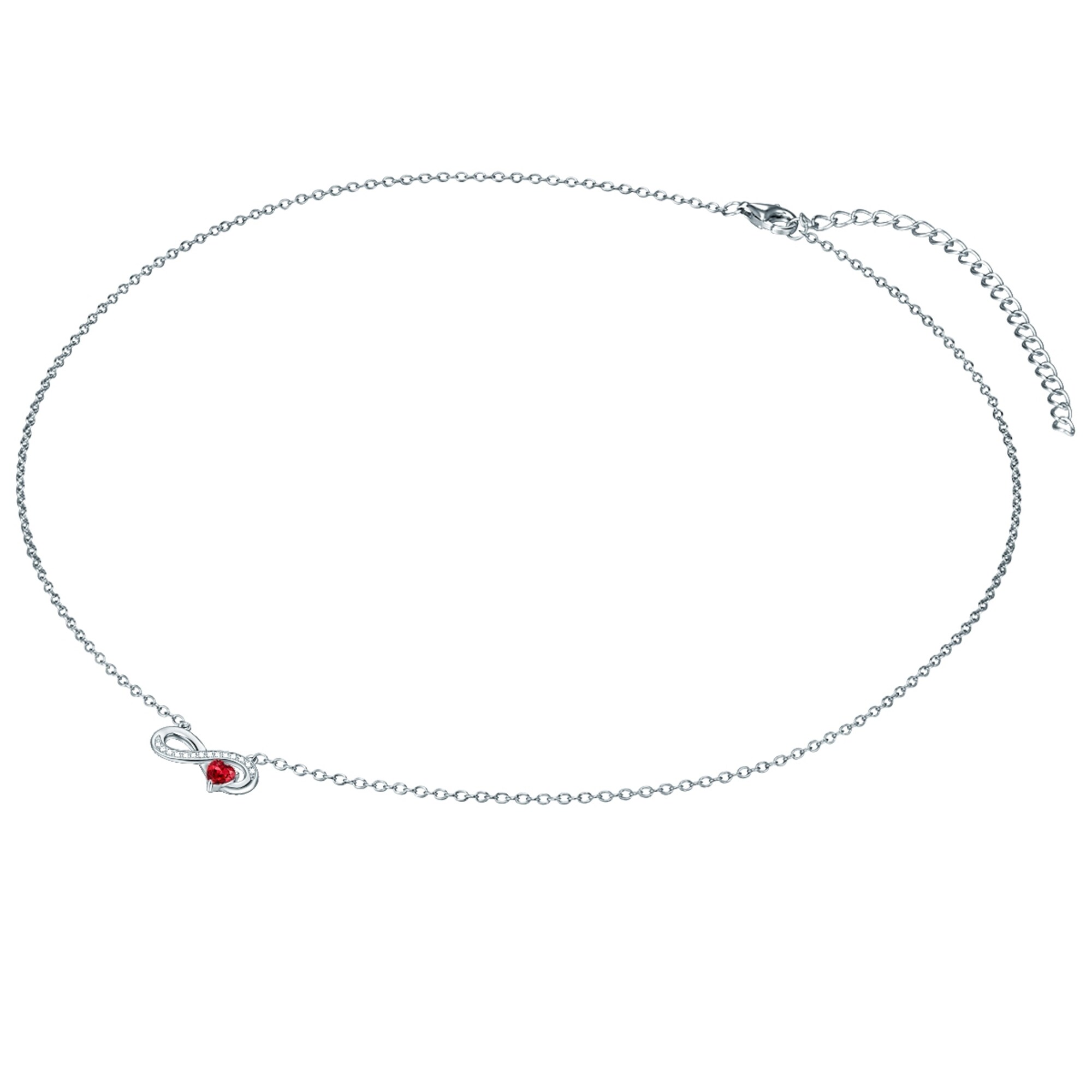 Rafaela Donata Cadena rojo / plata