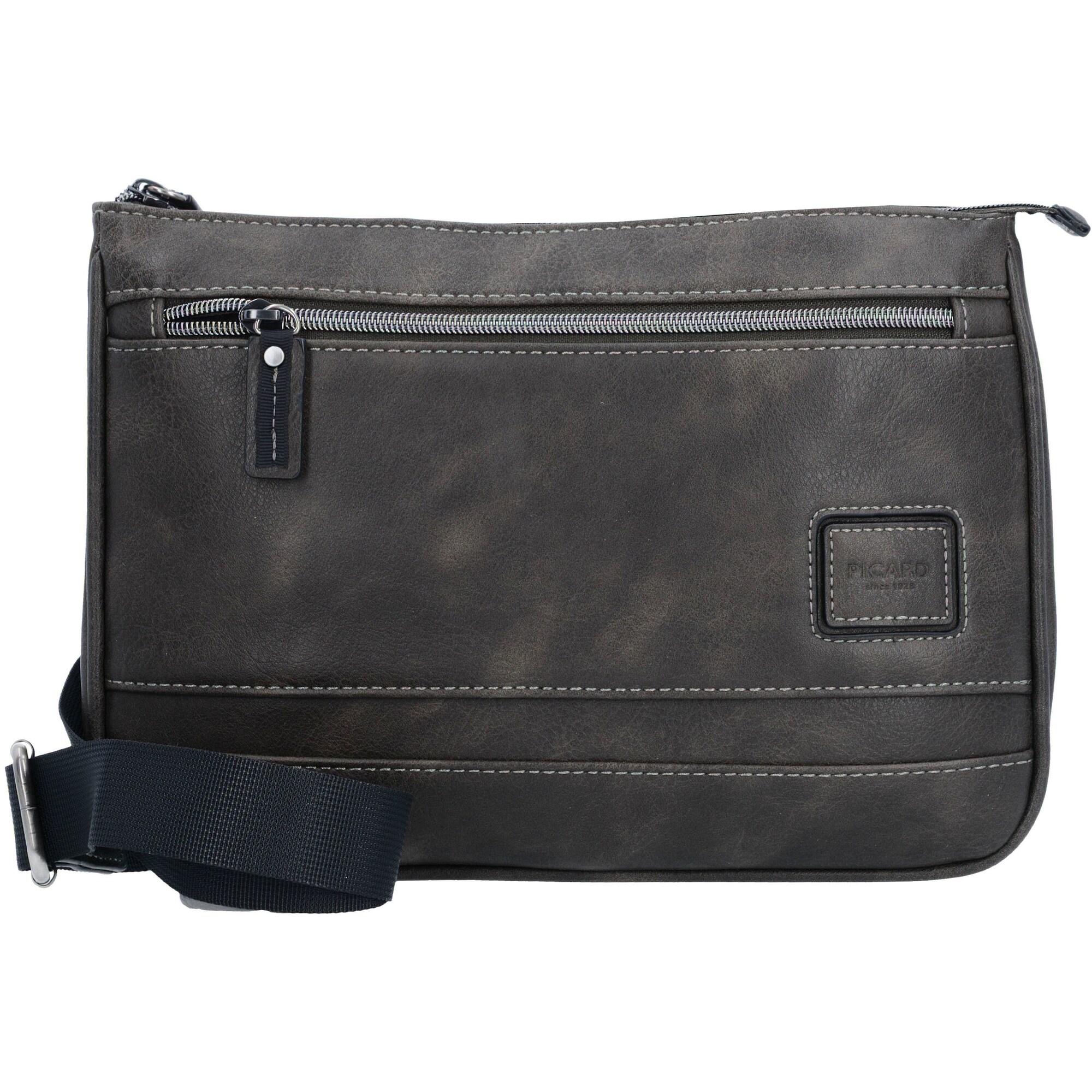 Picard Heren Schoudertas Grafiet picard kopen in de aanbieding