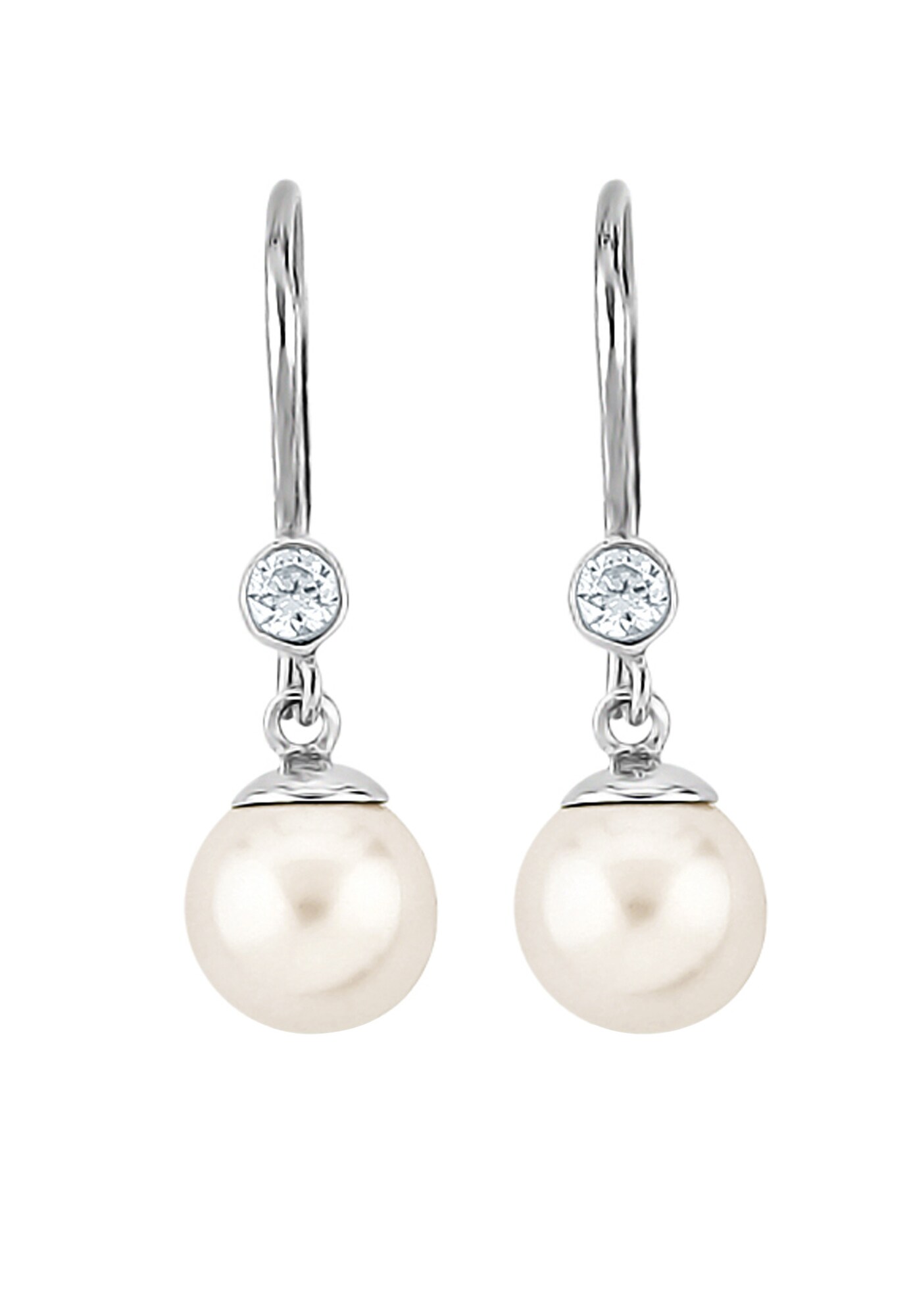 Nenalina Cercei  argintiu / transparent / alb perlat