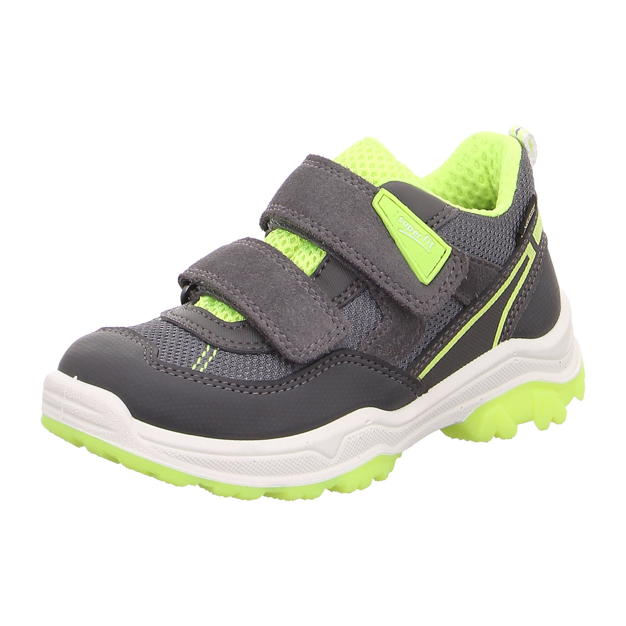 Superfit Jongens Lage Schoen Earth Neongeel Grijs superfit kopen in de aanbieding