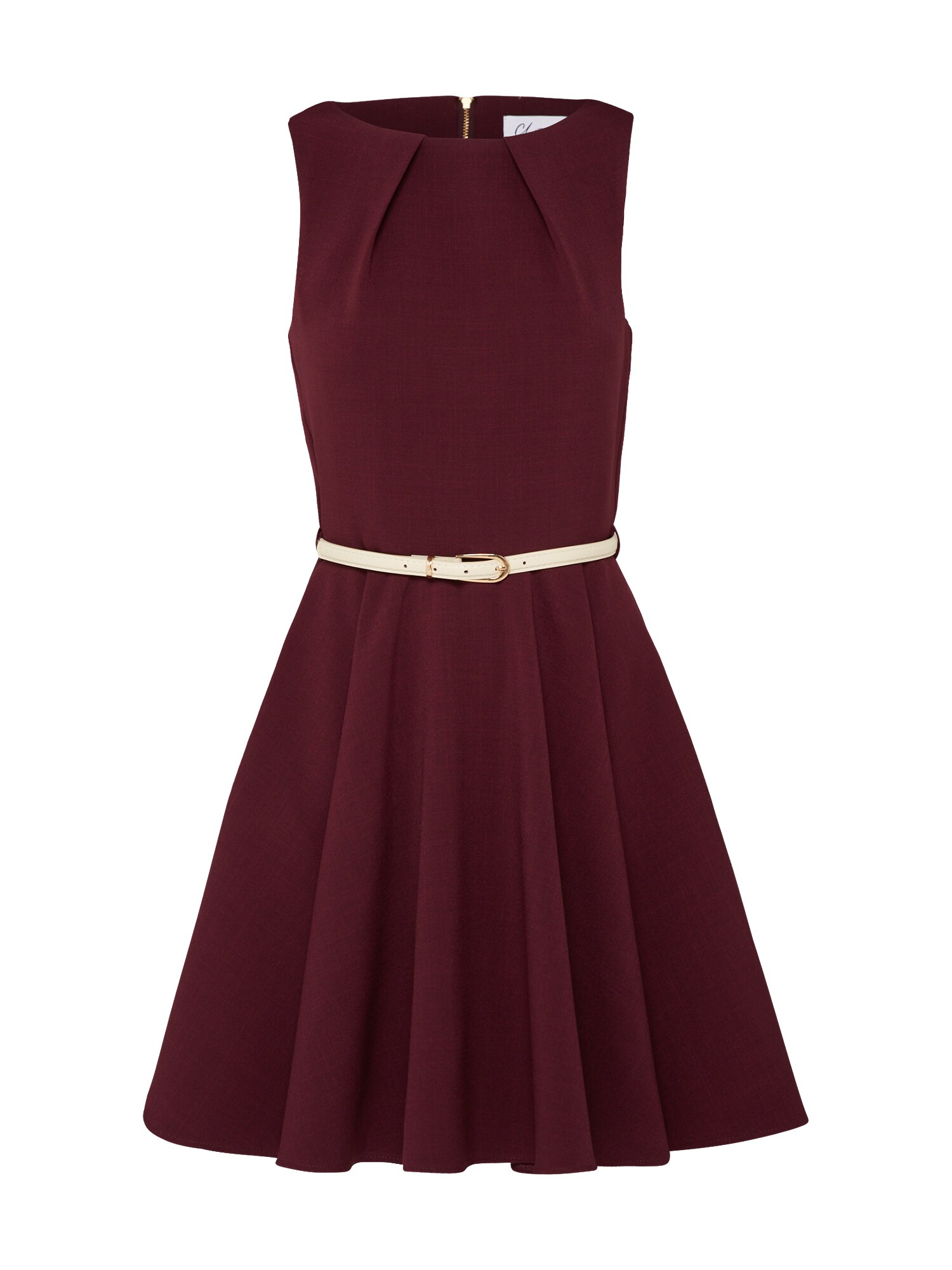 Closet London Kokteilinė suknelė  kremo / vyno raudona spalva