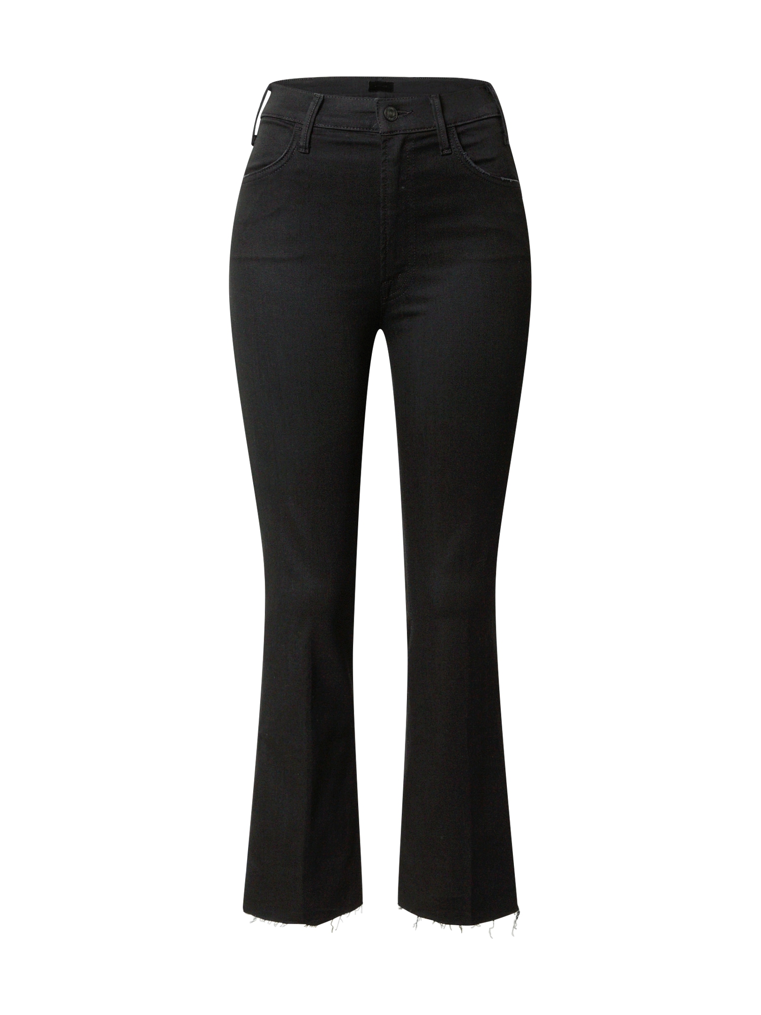 MOTHER Jeans 'The Hustler' juodo džinso spalva