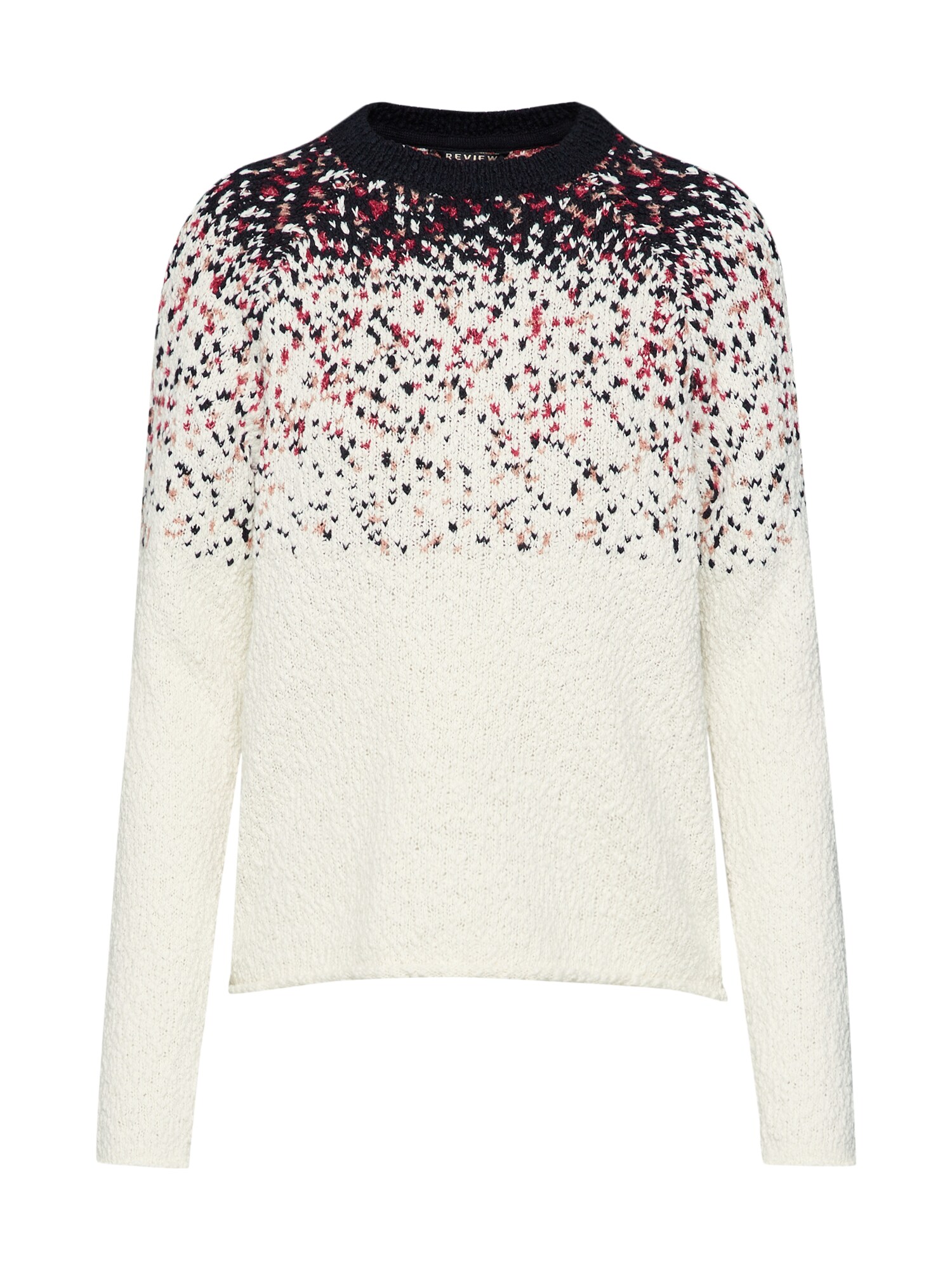 Review Dames Trui Pixel Knit Grenadine Zwart Natuurwit review kopen in de aanbieding