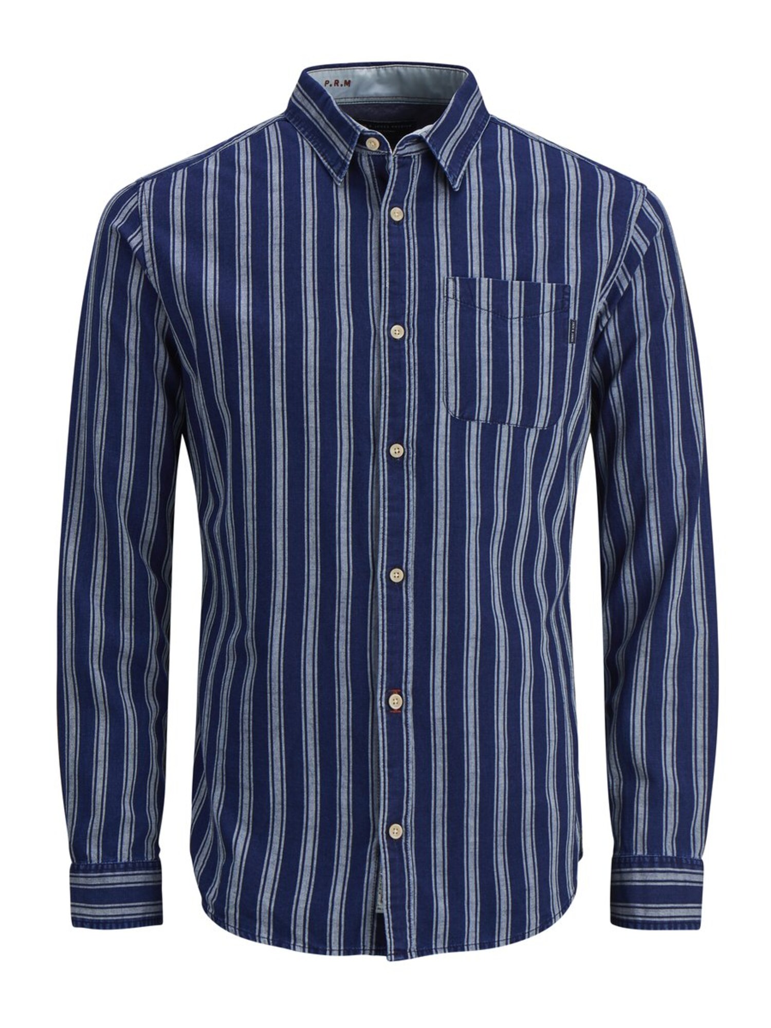 Jack And Jones Heren Overhemd Nachtblauw Opaal jack and jones kopen in de aanbieding