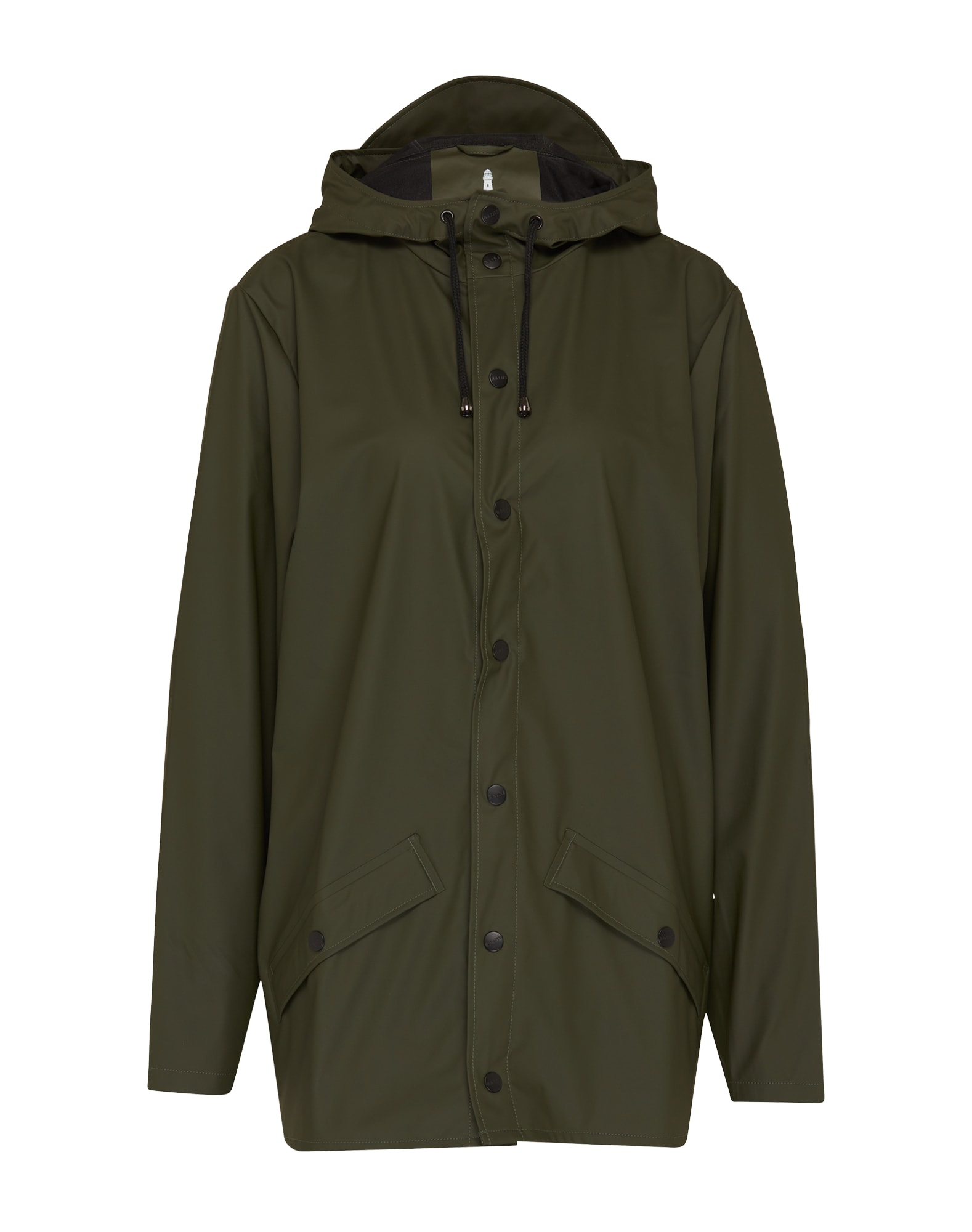Rains Dames Functionele Jas Donkergroen rains kopen in de aanbieding