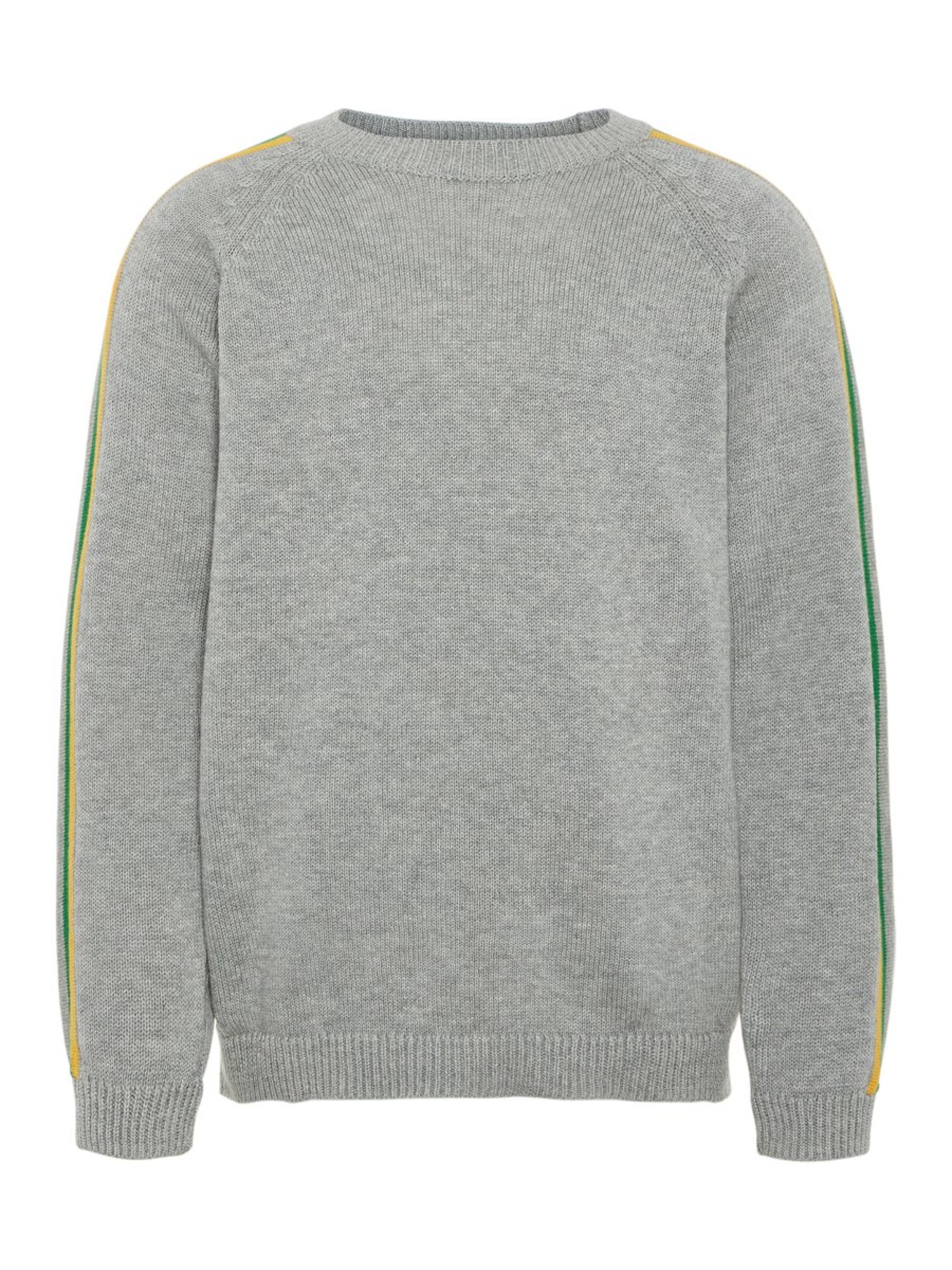 Name It Jongens Trui Geel Grijs Gemeleerd Groen Rood Wit name it kopen in de aanbieding