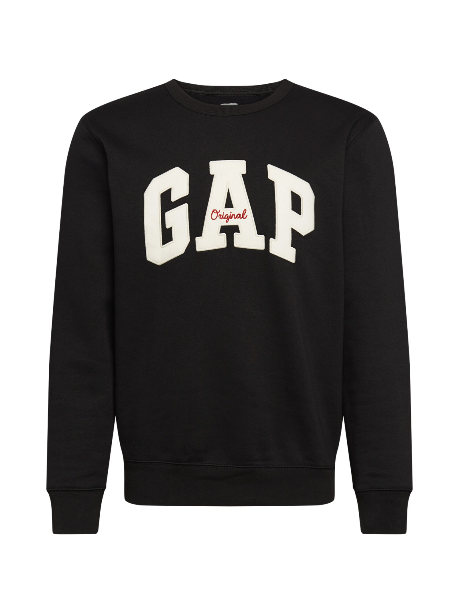 GAP Sudadera negro / blanco