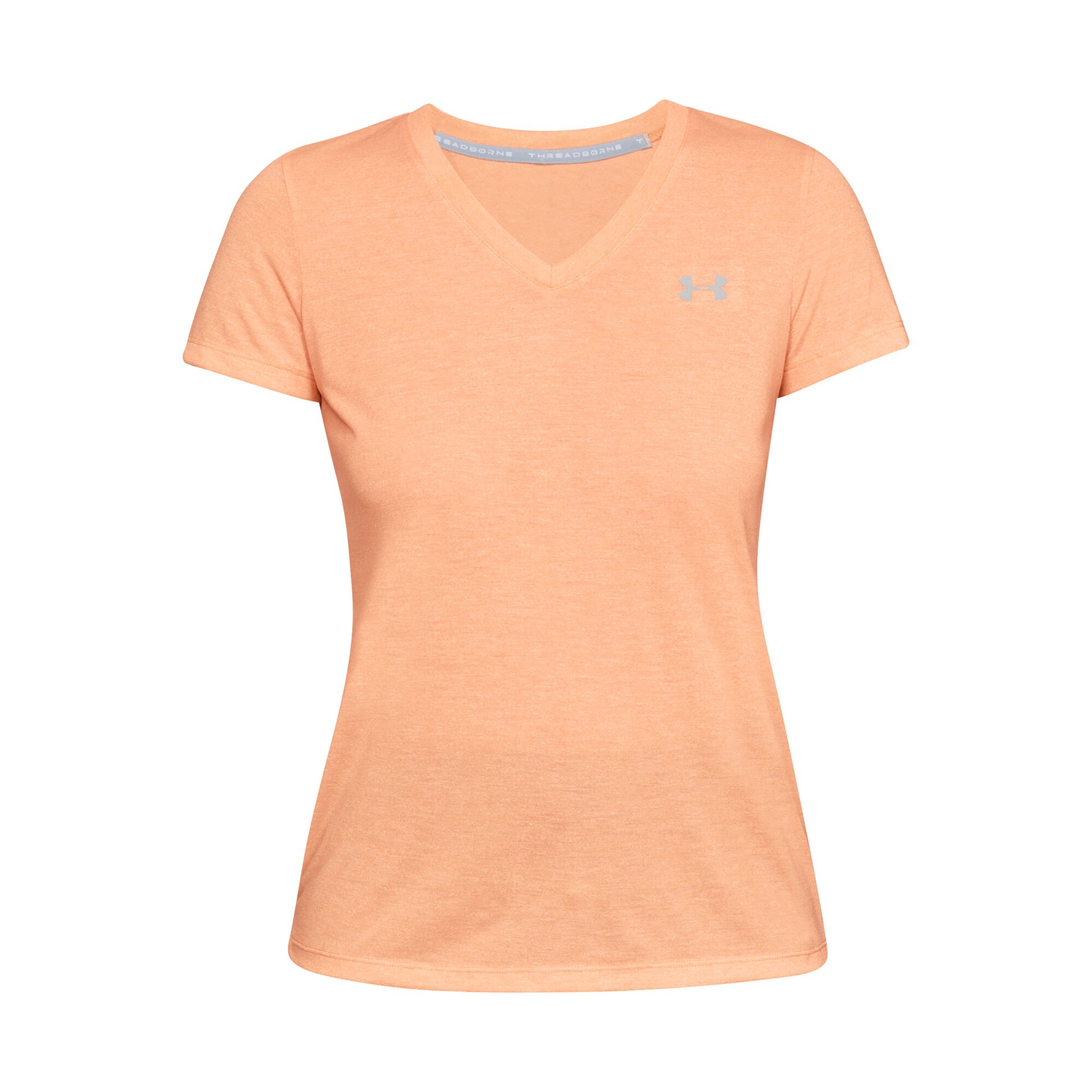 Under Armour Dames Functioneel Shirt Pasteloranje under armour kopen in de aanbieding