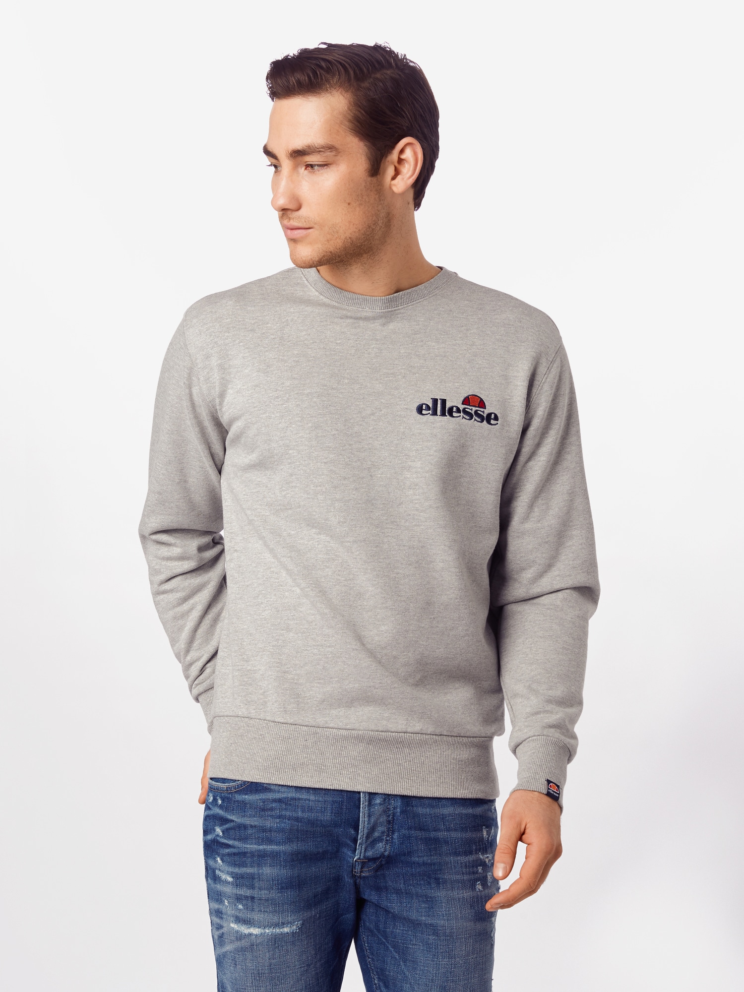 ELLESSE Tréning póló 'Fierro'  tengerészkék / szürke melír / narancs / piros termék 2. képe