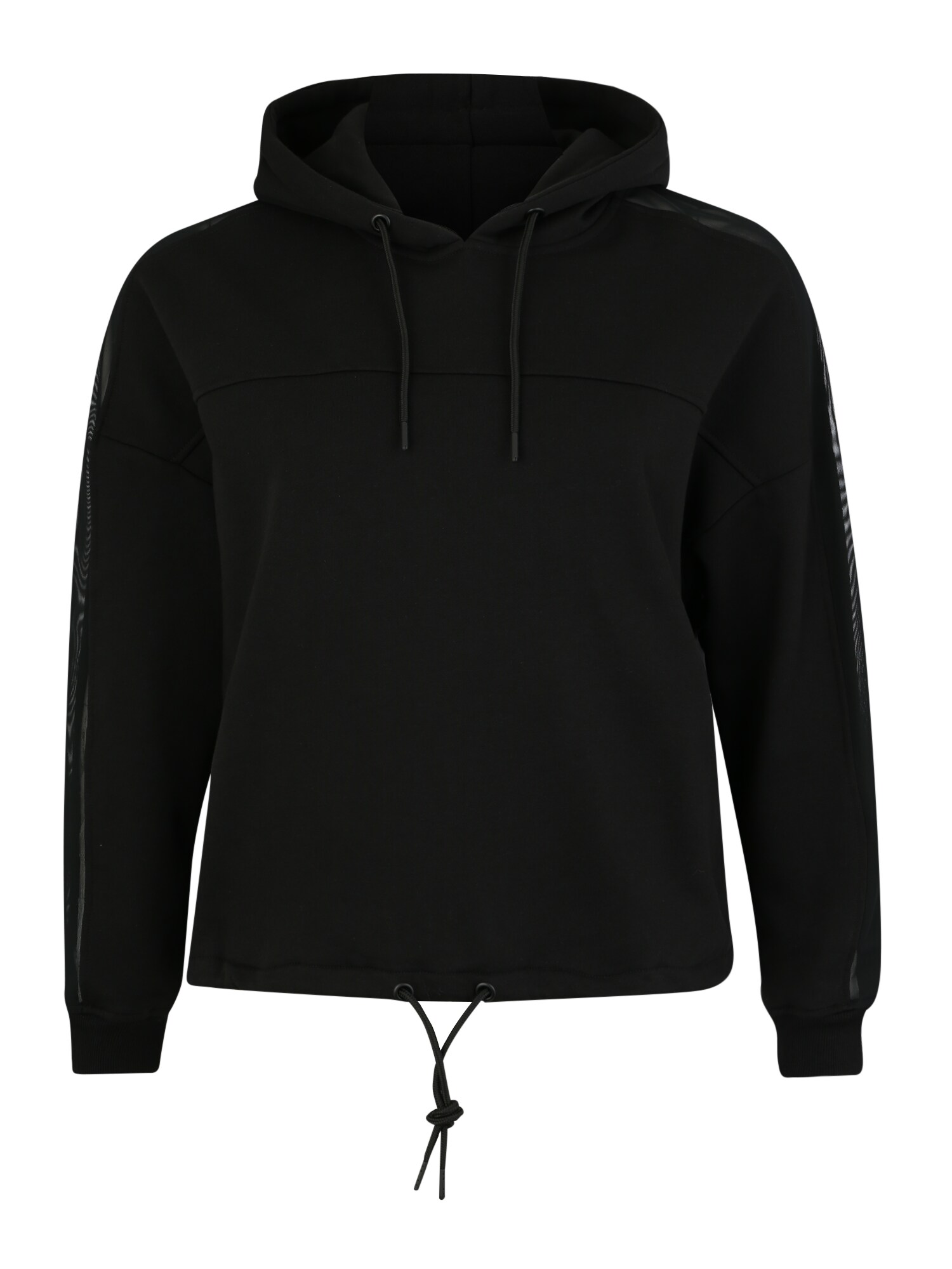 Urban Classics Curvy Dames Sweatshirt Zwart urban classics curvy kopen in de aanbieding