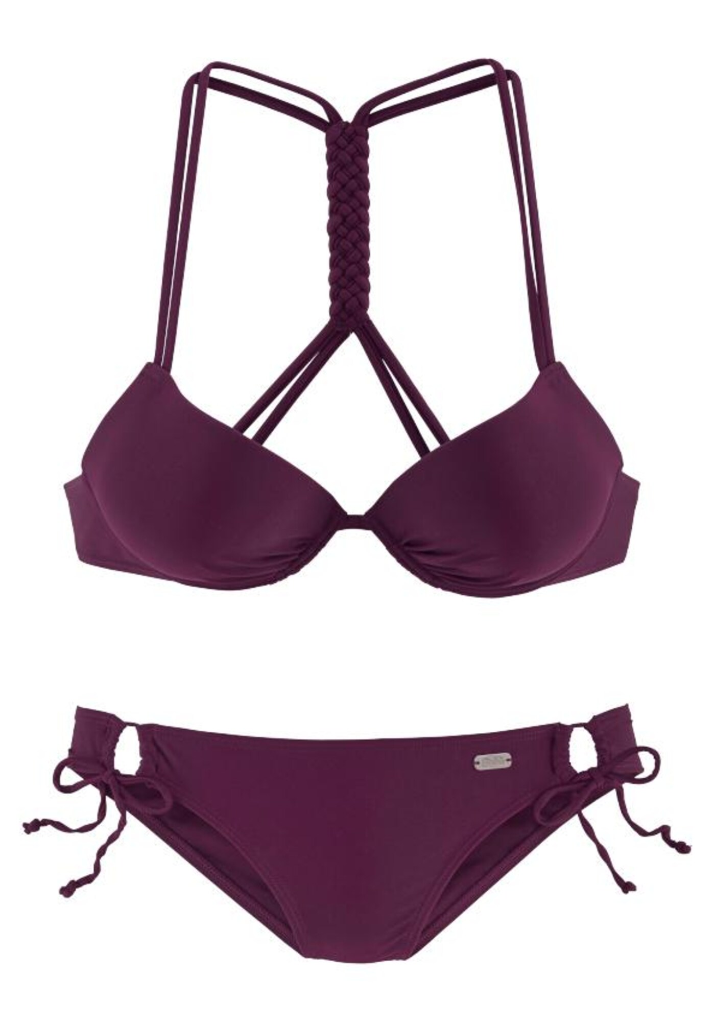BUFFALO Bikiny  bordová