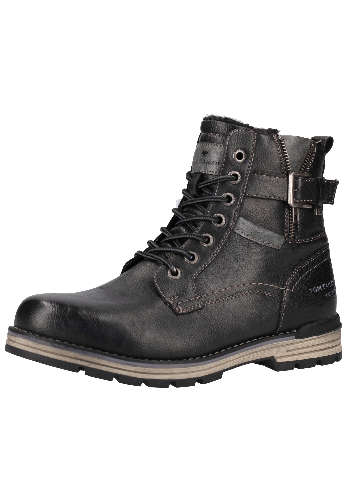 TOM TAILOR Boots schwarz