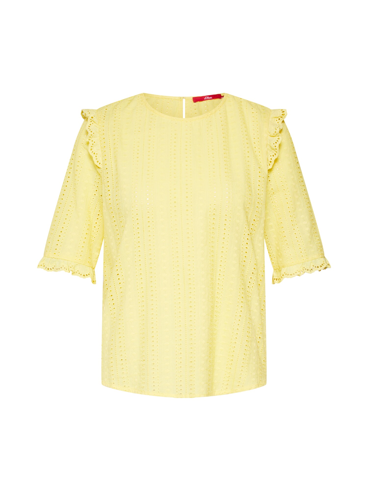 Soliver Red Label Dames Blouse Goudgeel soliver red label kopen in de aanbieding