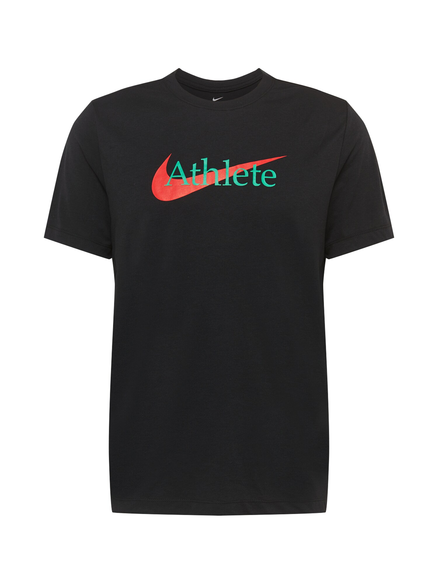 NIKE Sportiniai marškinėliai  juoda / raudona / mėtų spalva