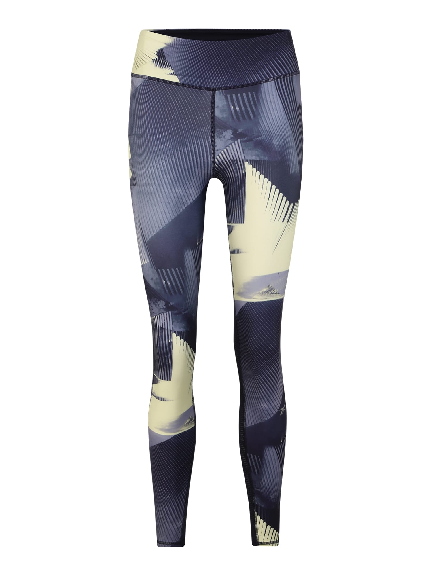 REEBOK Sportinės kelnės 'RE TIGHT - AOP'  tamsiai violetinė