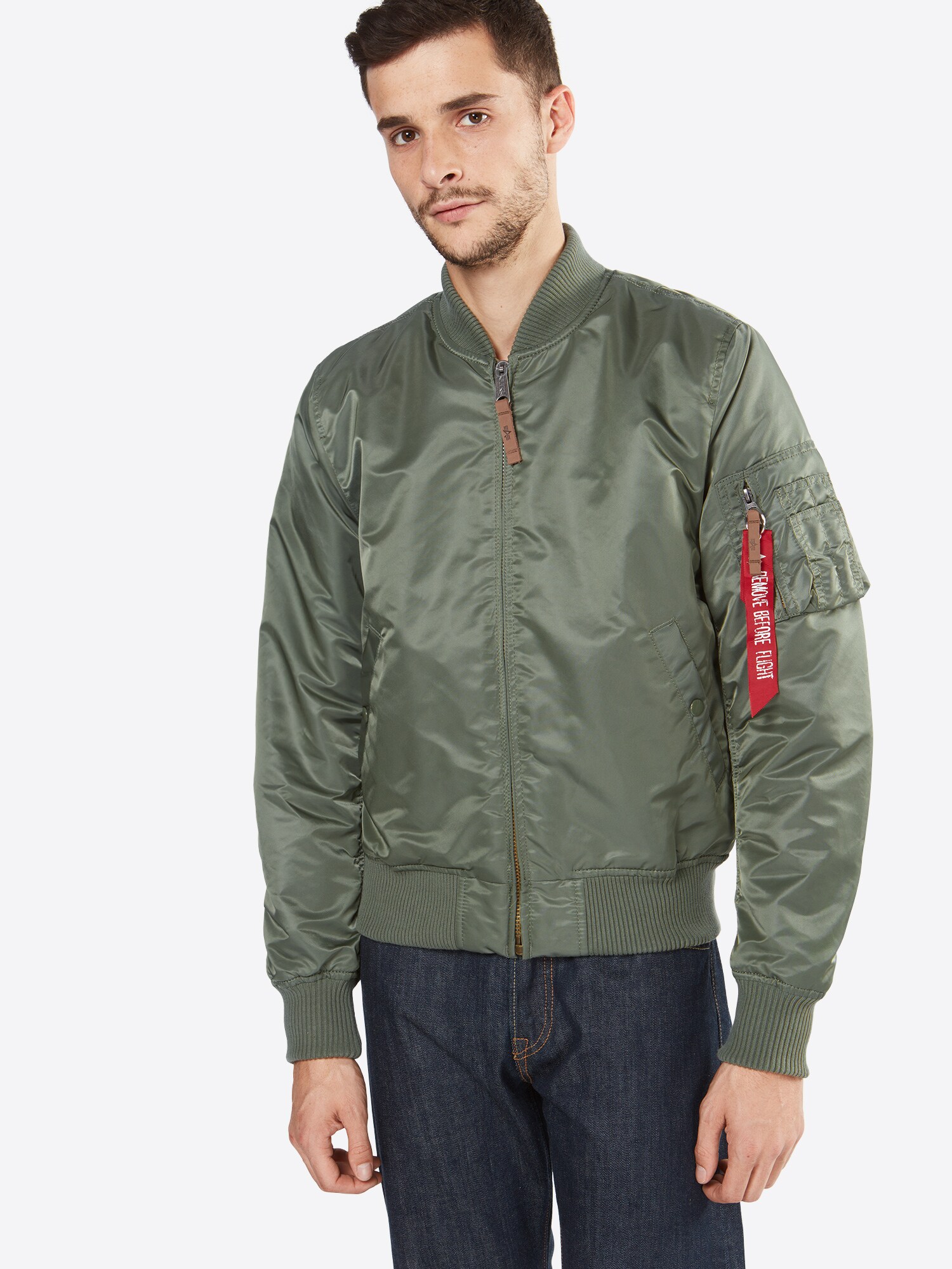 ALPHA INDUSTRIES Chaqueta de entretiempo 'MA-1 VF 59'  verde – imagen 2