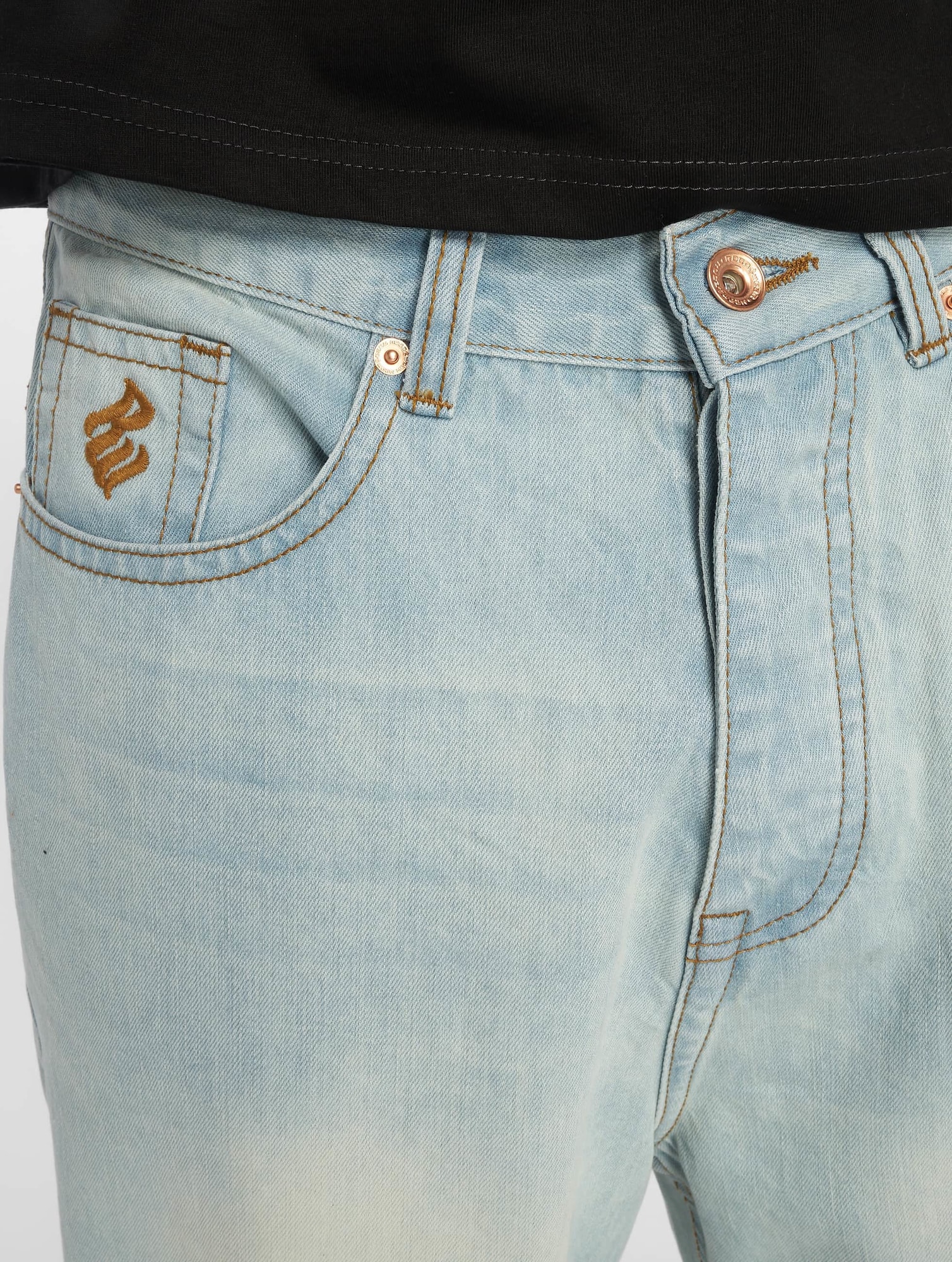 ROCAWEAR Nohavice 'Fri' modrá denim (obrázok 5)