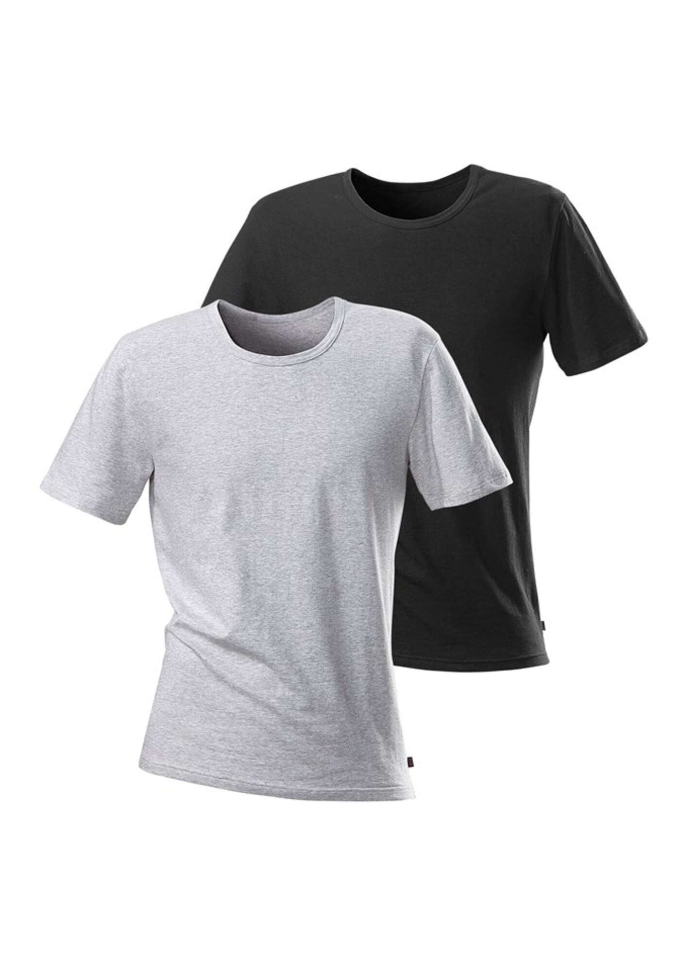 H.I.S Marškinėliai  juoda / pilka