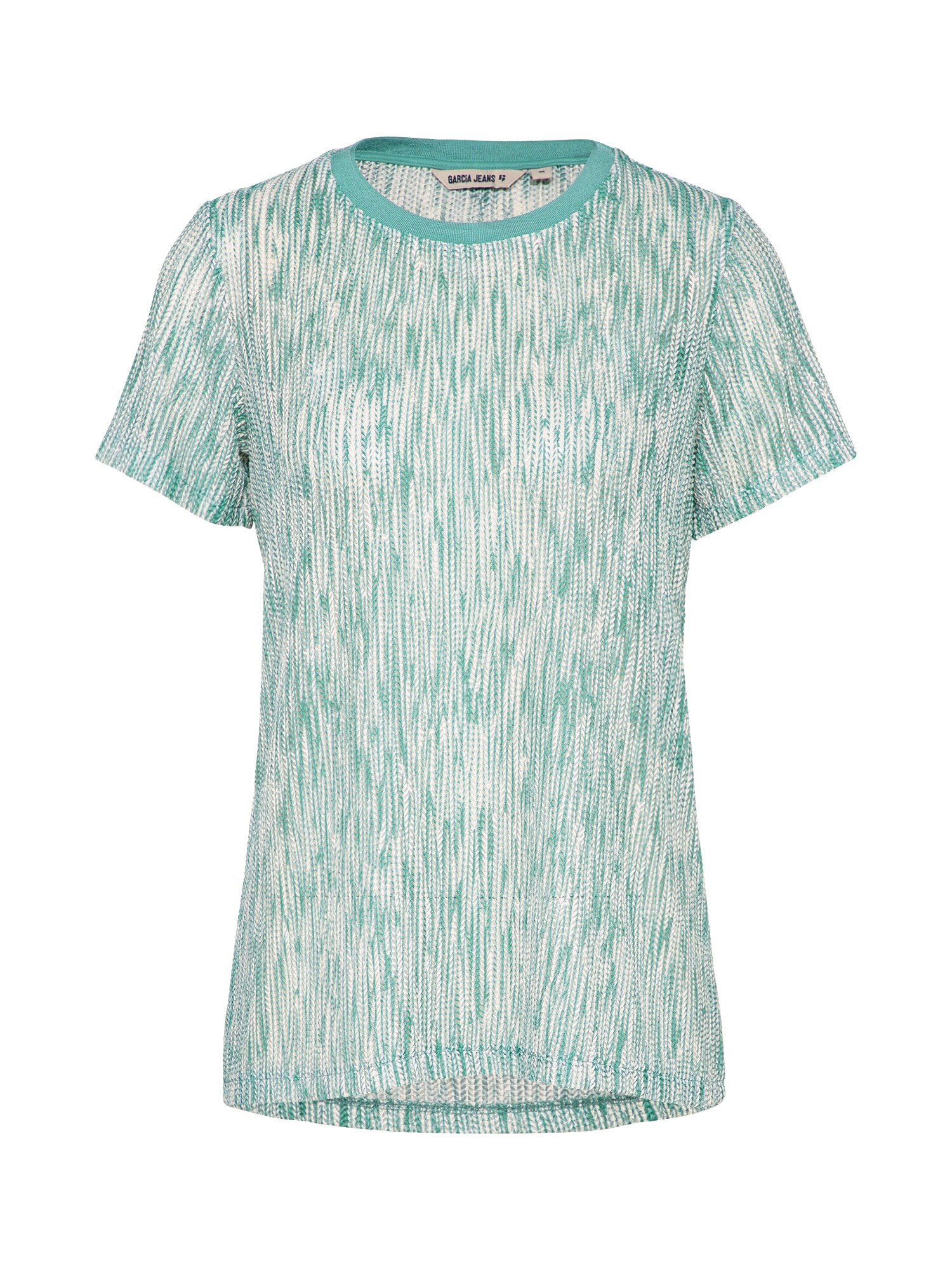 Garcia Dames Shirt Jade Groen Wit garcia kopen in de aanbieding