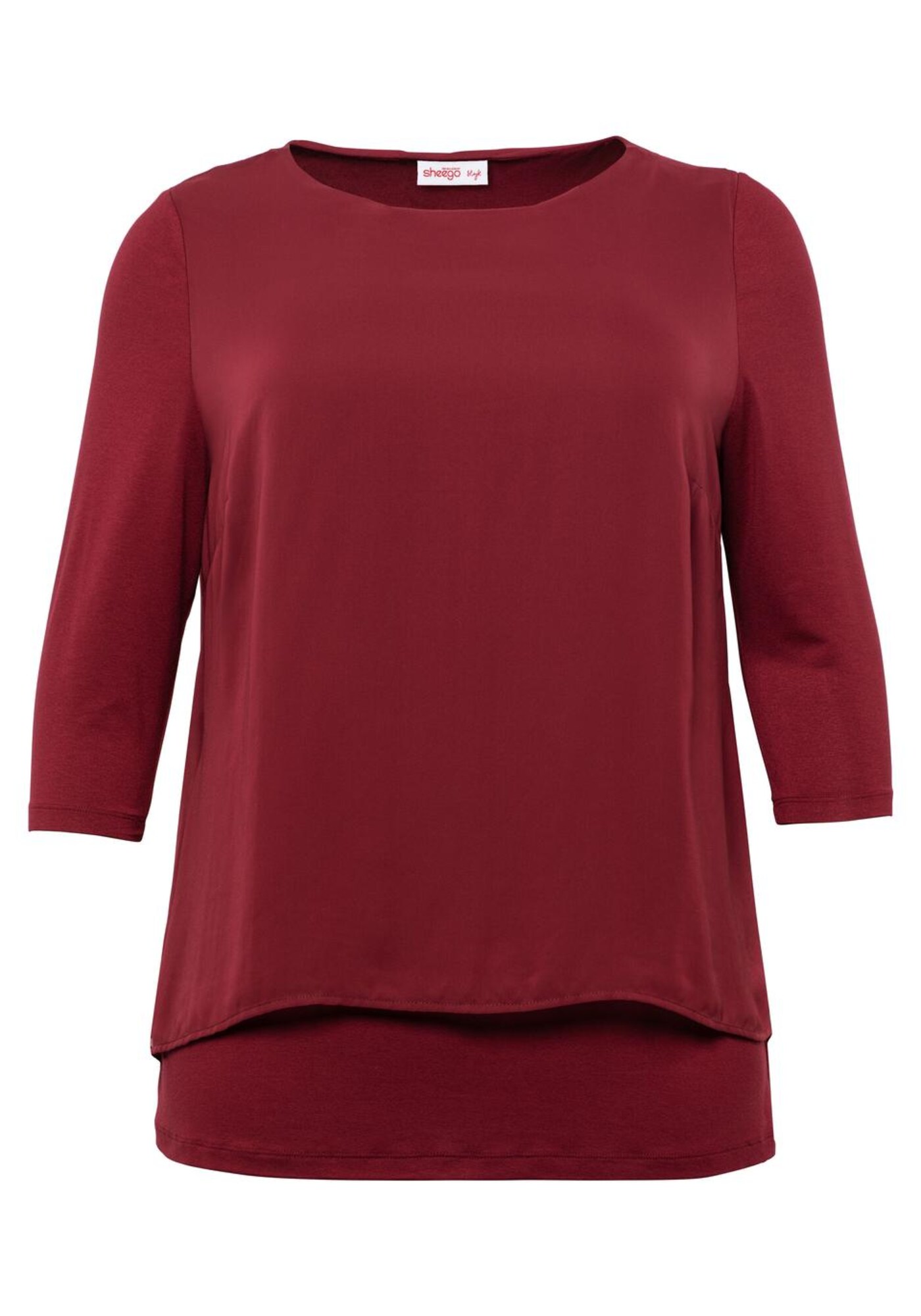SHEEGO Bluză  rubiniu