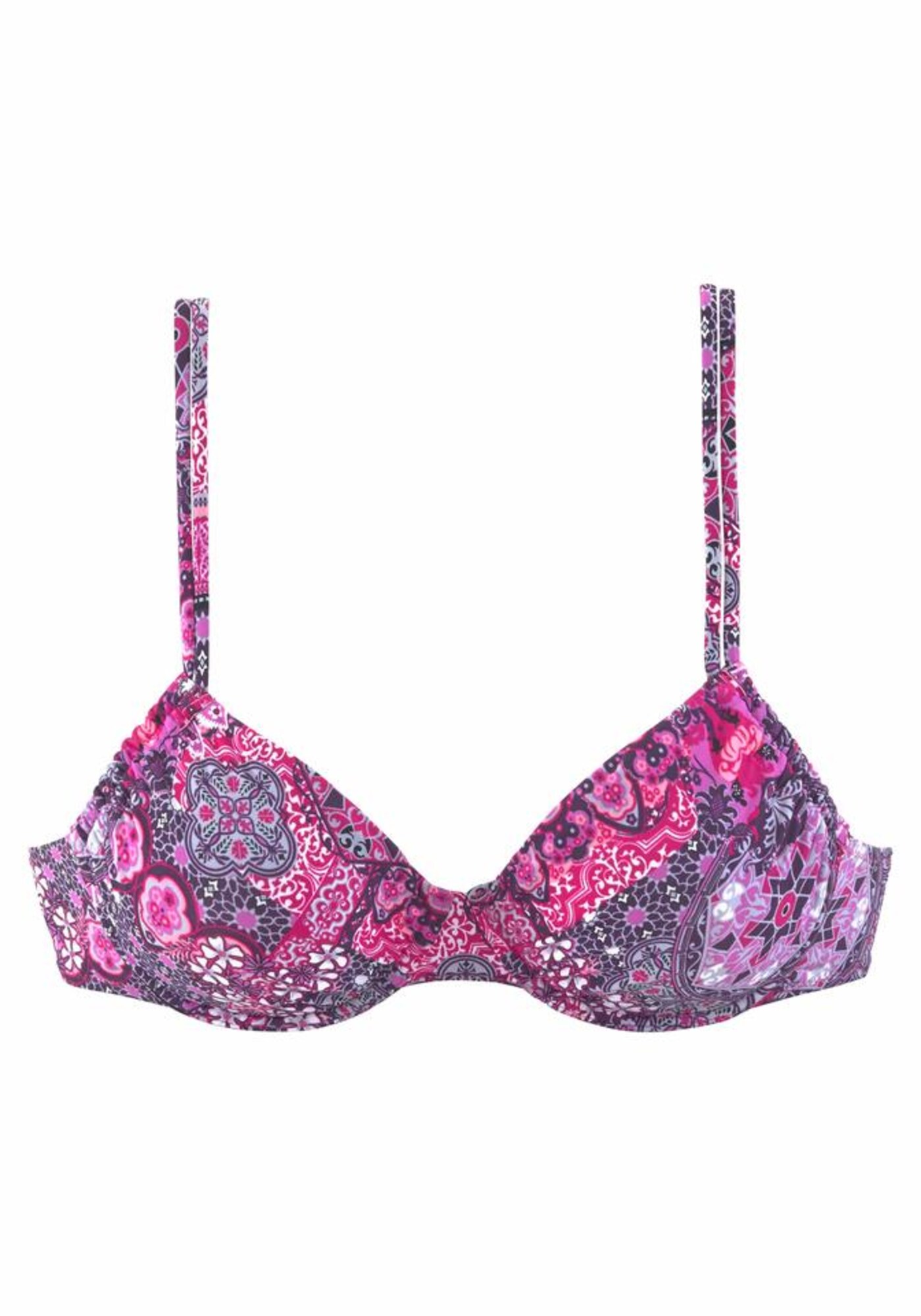 BUFFALO Bikini felső  padlizsán / rózsaszín akciós termékkép 1
