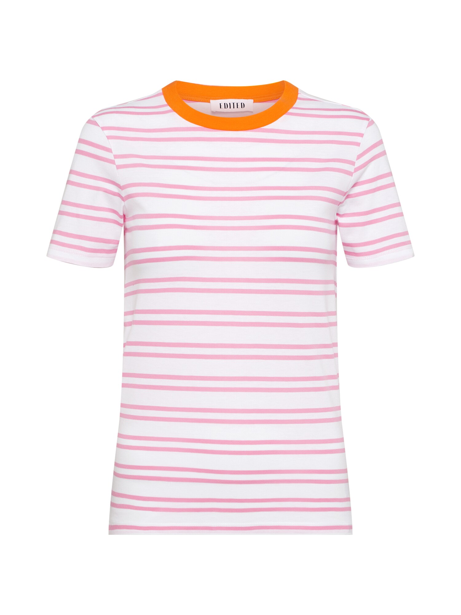 Edited Dames Shirt Leila Sinaasappel Pink Wit edited kopen in de aanbieding
