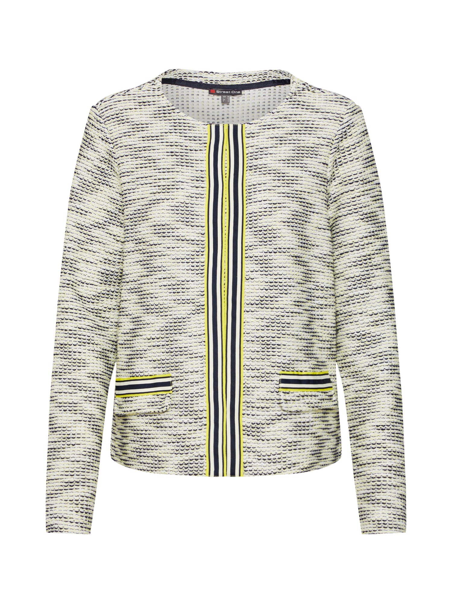 Street One Dames Tussenjas Geel Wit street one kopen in de aanbieding