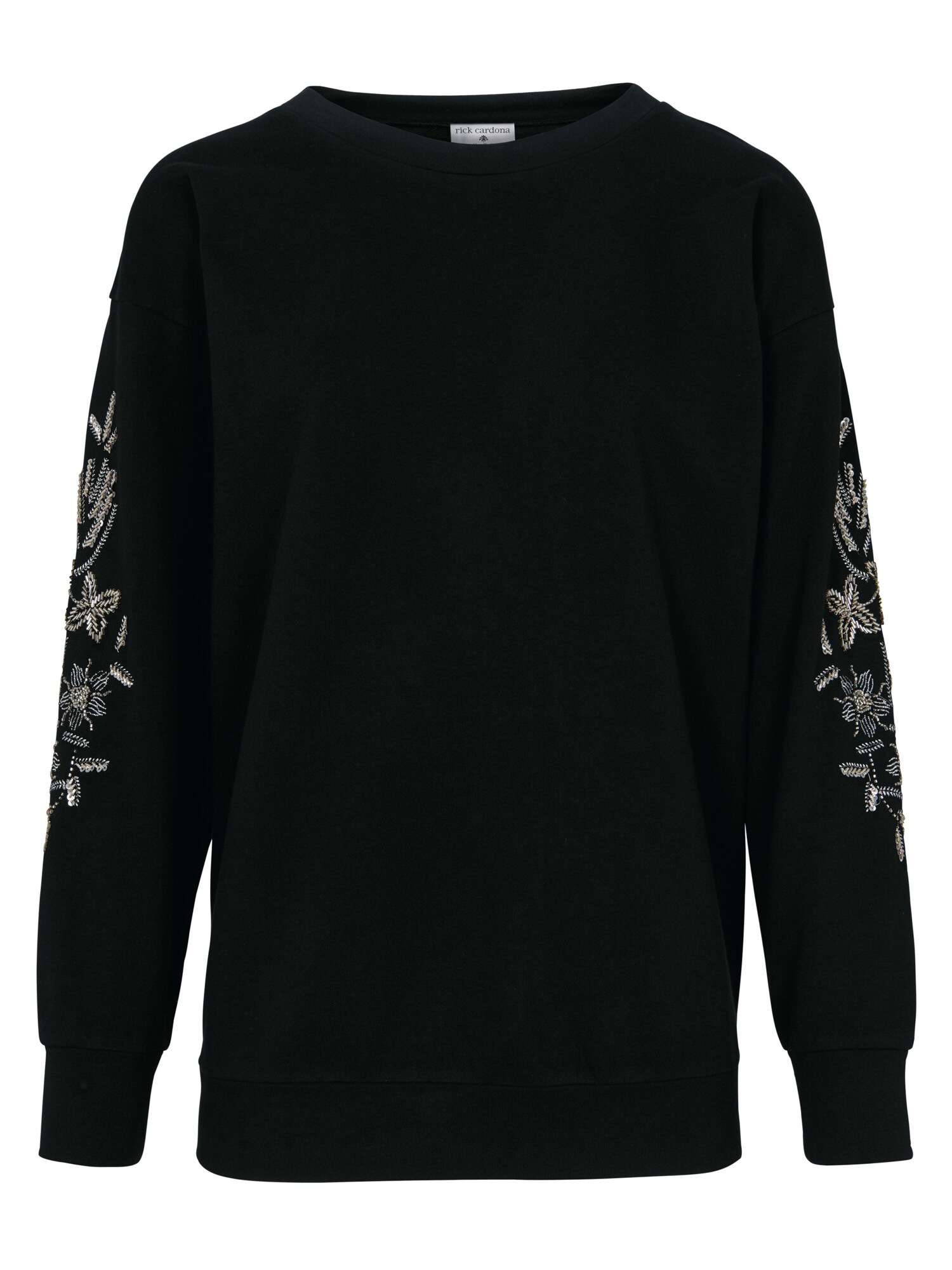 Heine Dames Sweatshirt Zwart heine kopen in de aanbieding