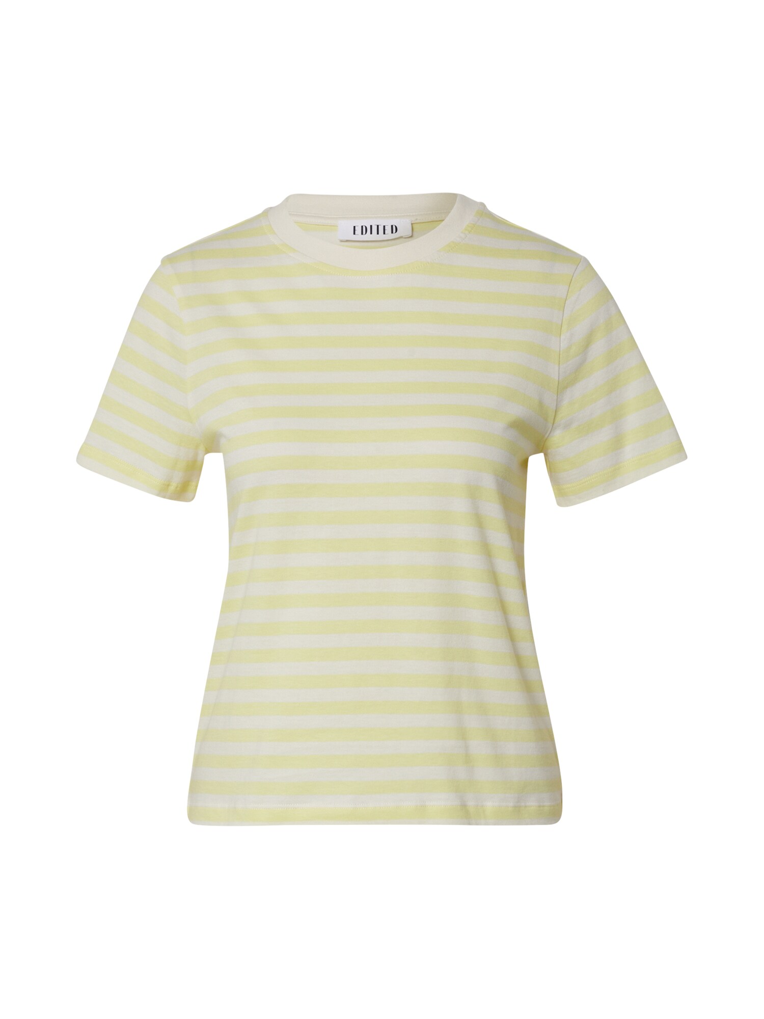 EDITED Marškinėliai 'Leila'  balta / kremo / geltona