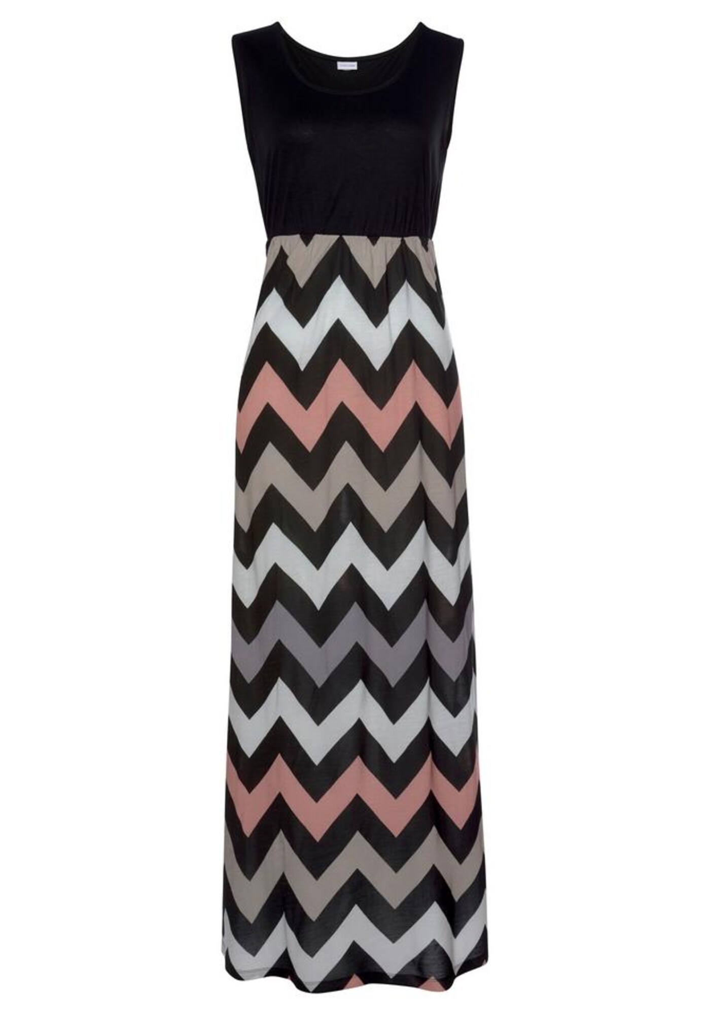 LASCANA Rochie  gri / roz deschis / negru / alb