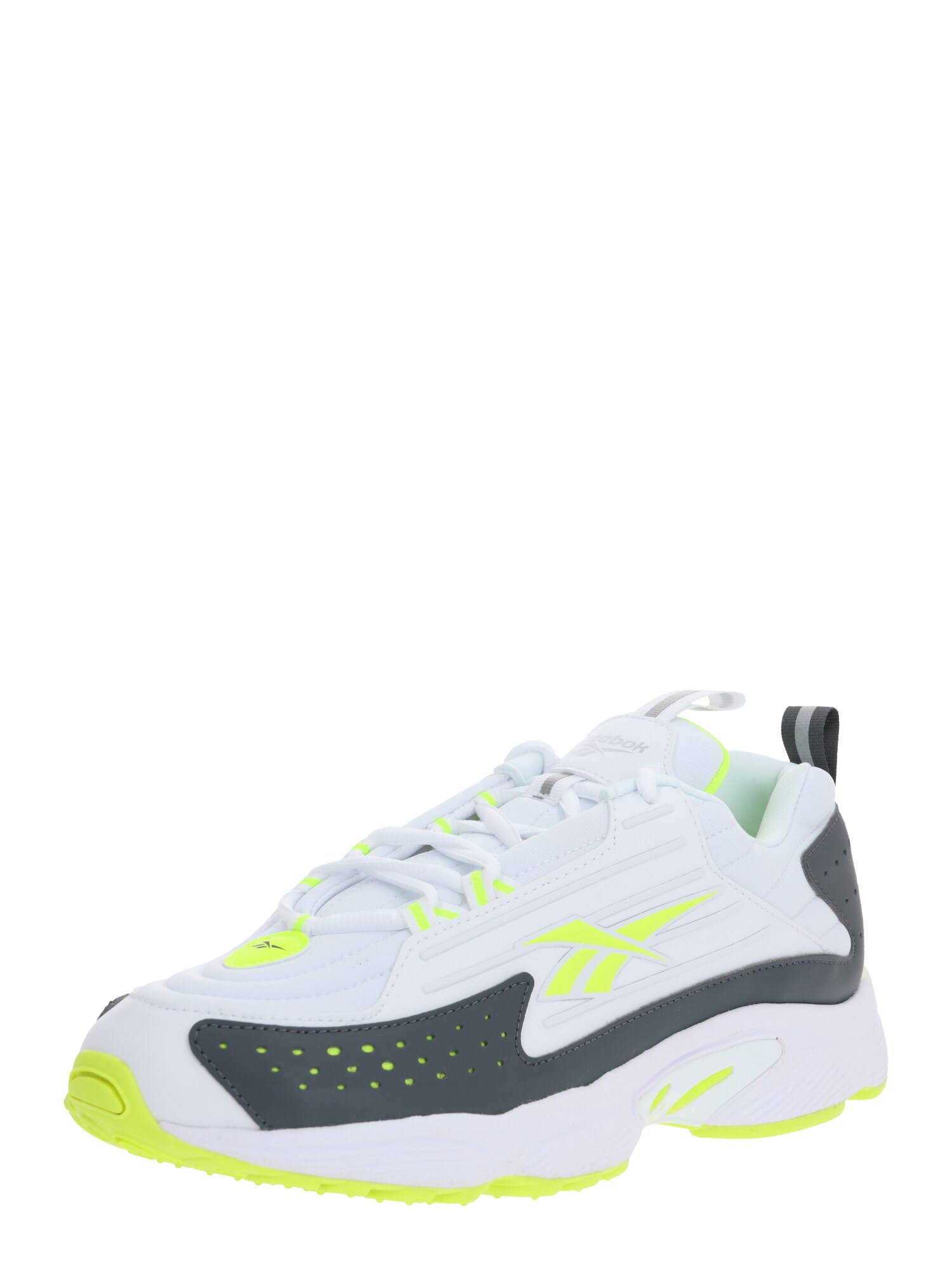 REEBOK Sportiniai batai 'DMX SERIES 2200'  balta / mėlyna / neoninė geltona