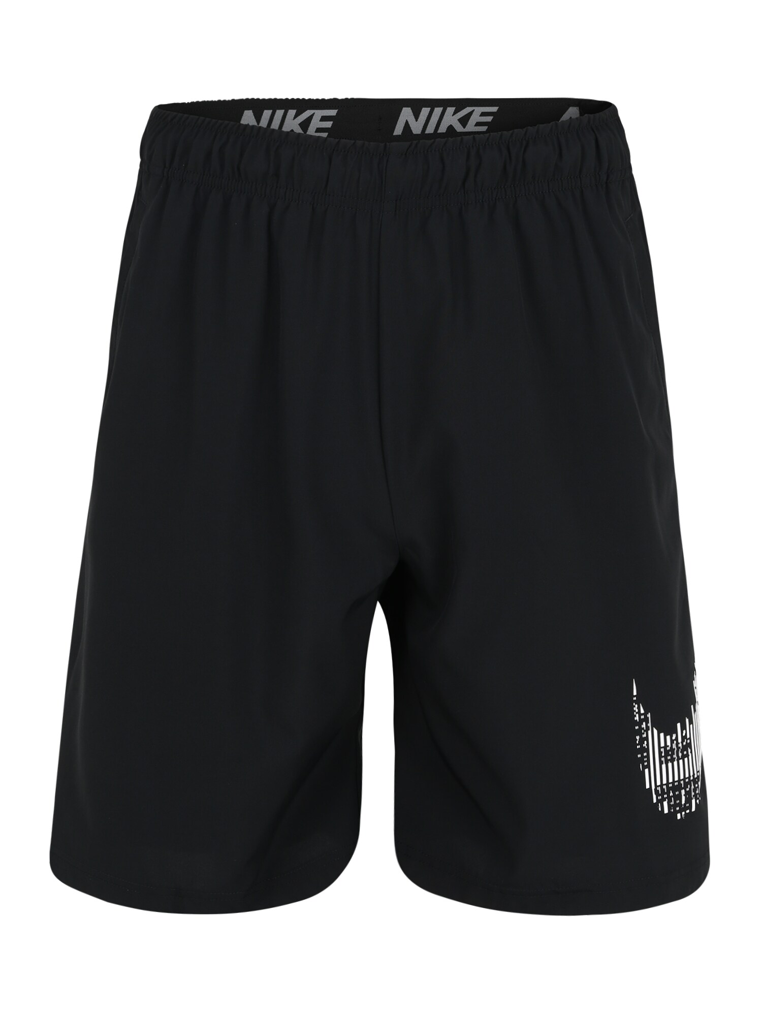 NIKE Sportinės kelnės 'Flex'  balta / juoda