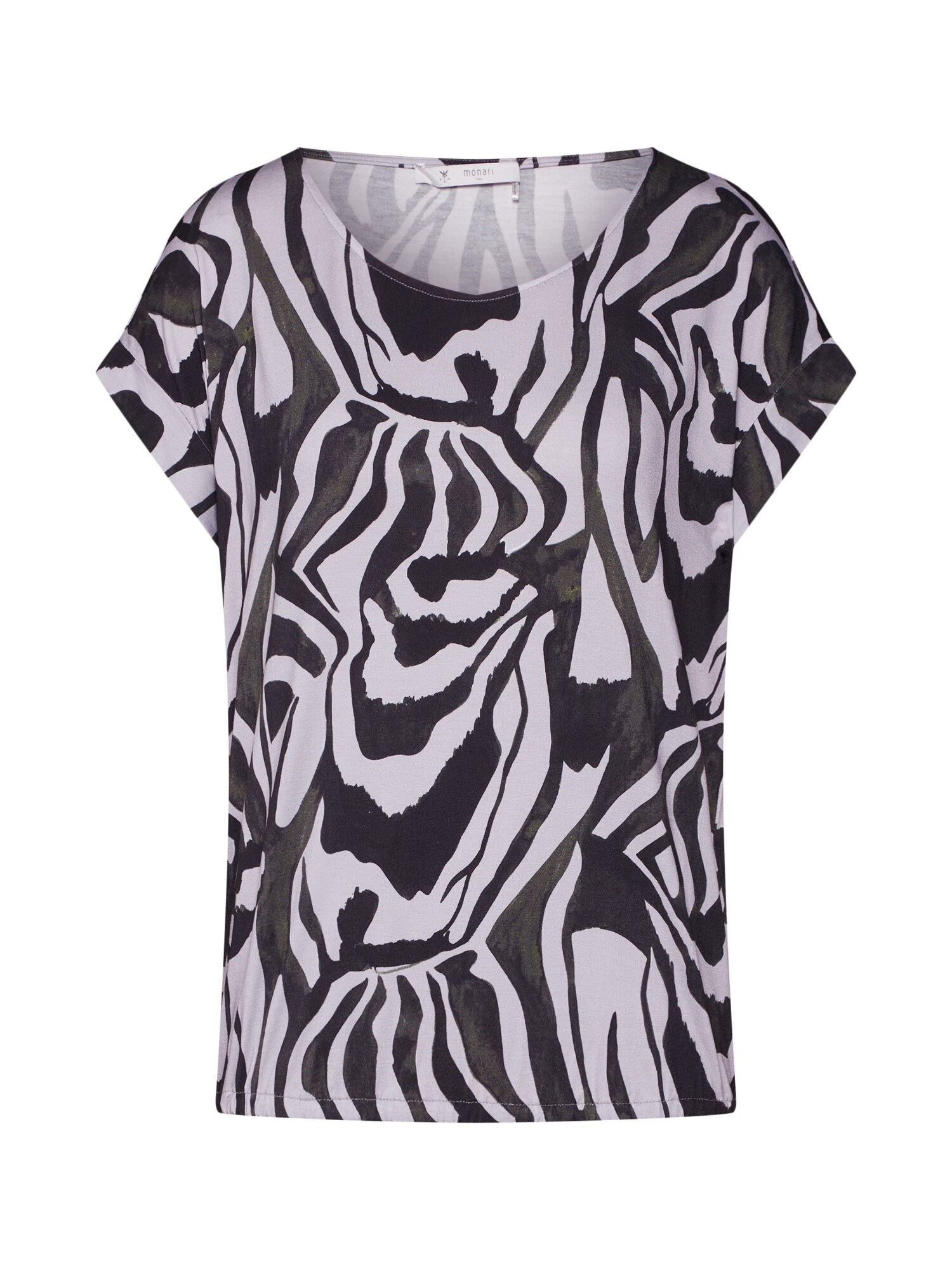 Monari Dames Shirt Basaltgrijs Lichtgrijs monari kopen in de aanbieding