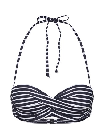 s.Oliver, Bikini felső 'Hill', fekete & fehér