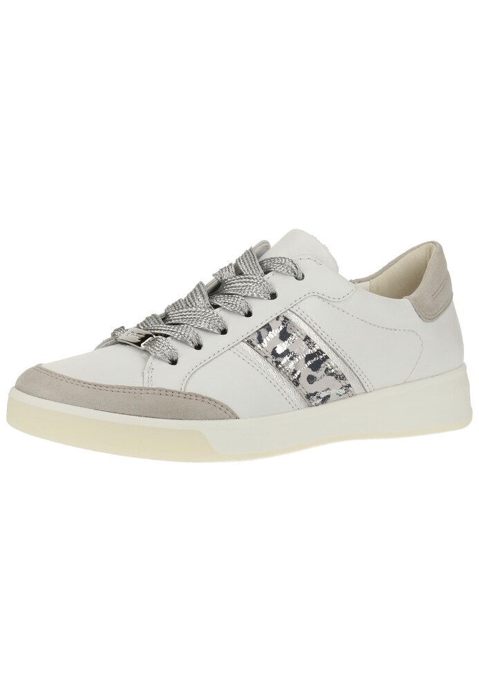 ARA Sneaker Damen Größe 36.5 hellbeige / grau / schwarz / silber / weiß