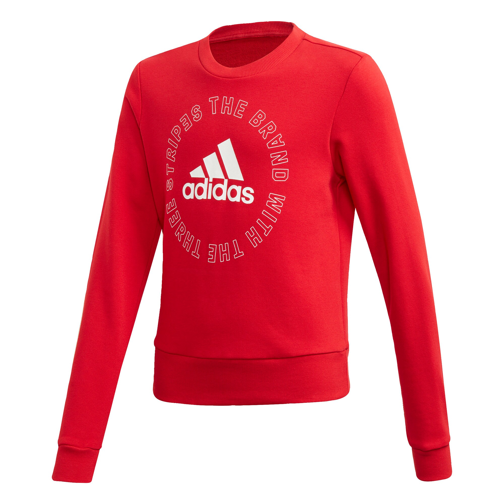 ADIDAS PERFORMANCE Sportinio tipo megztinis 'Bold'  raudona / balta