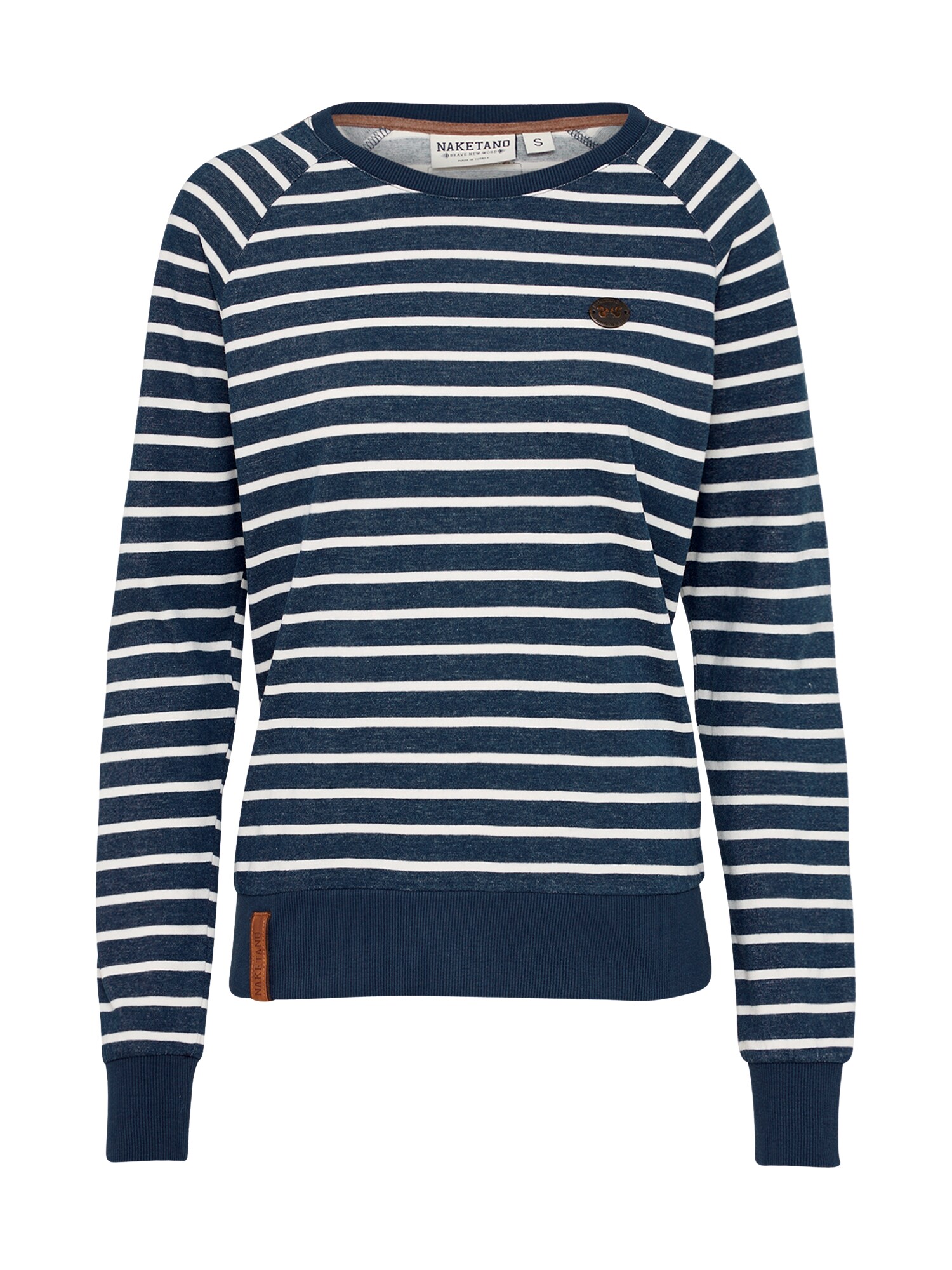 Naketano Dames Sweatshirt Navy Wit naketano kopen in de aanbieding