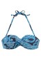Kiválasztva, LASCANA, Bikini felső 'Boho', kék