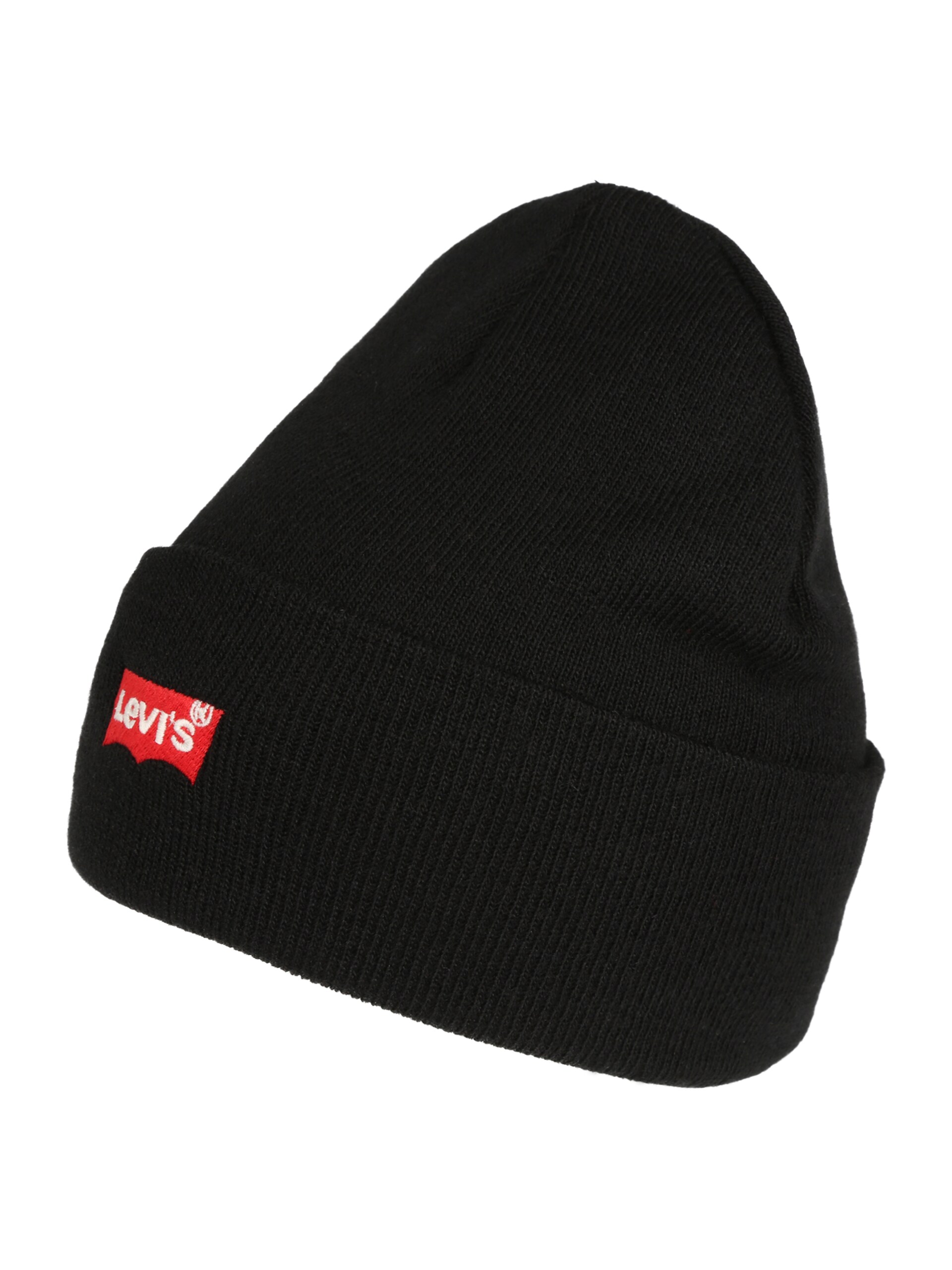 LEVIS ® cuff Beanie Red Batwing Embroidered Beanie Regular Grey Cuff mössor herr – bild 2