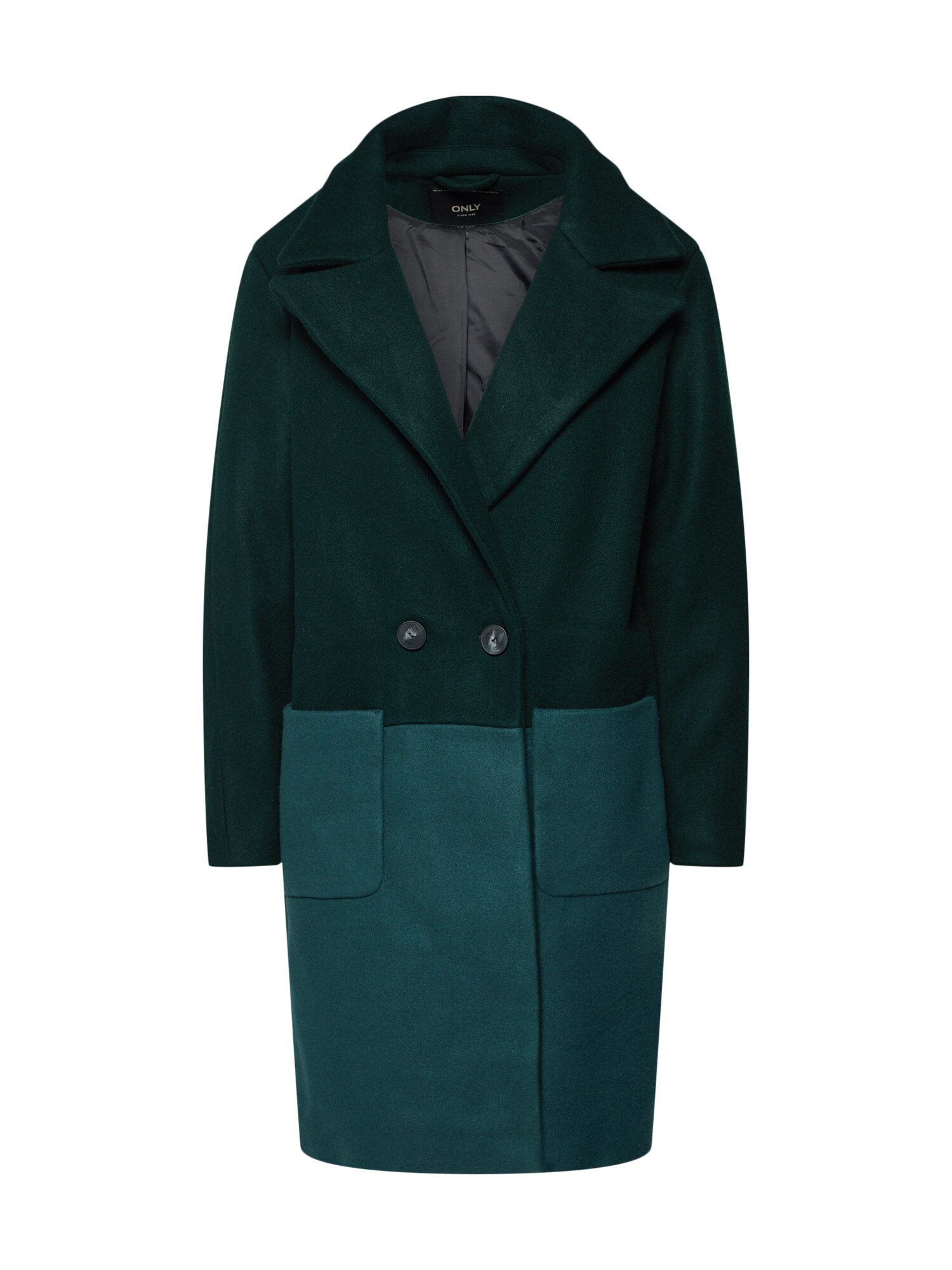 Only Dames Tussenmantel Smaragd Zwart only kopen in de aanbieding