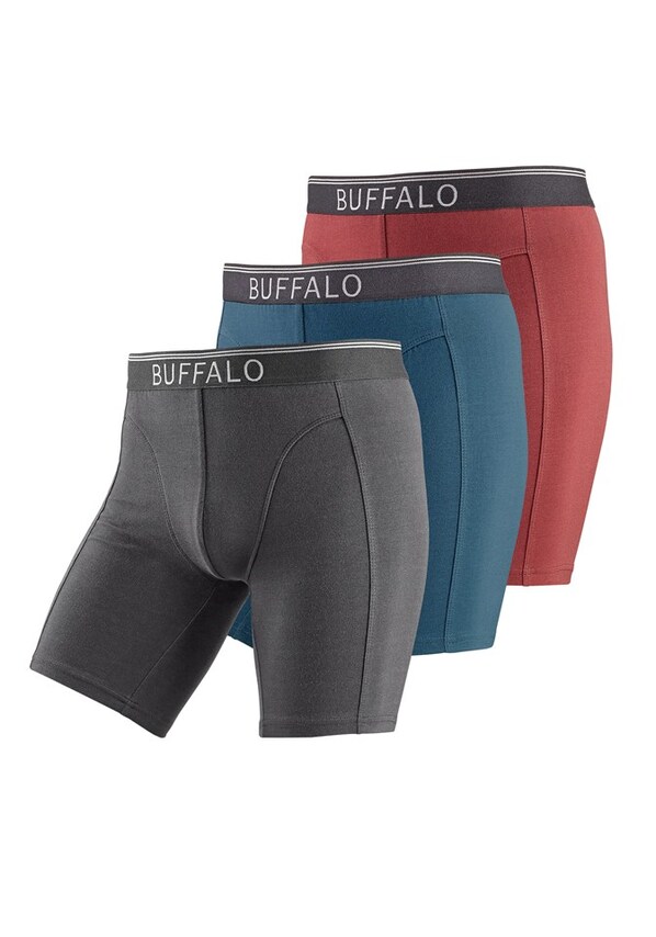 BUFFALO, Boxeralsók, vegyes színek, 3 kép a 3 közül