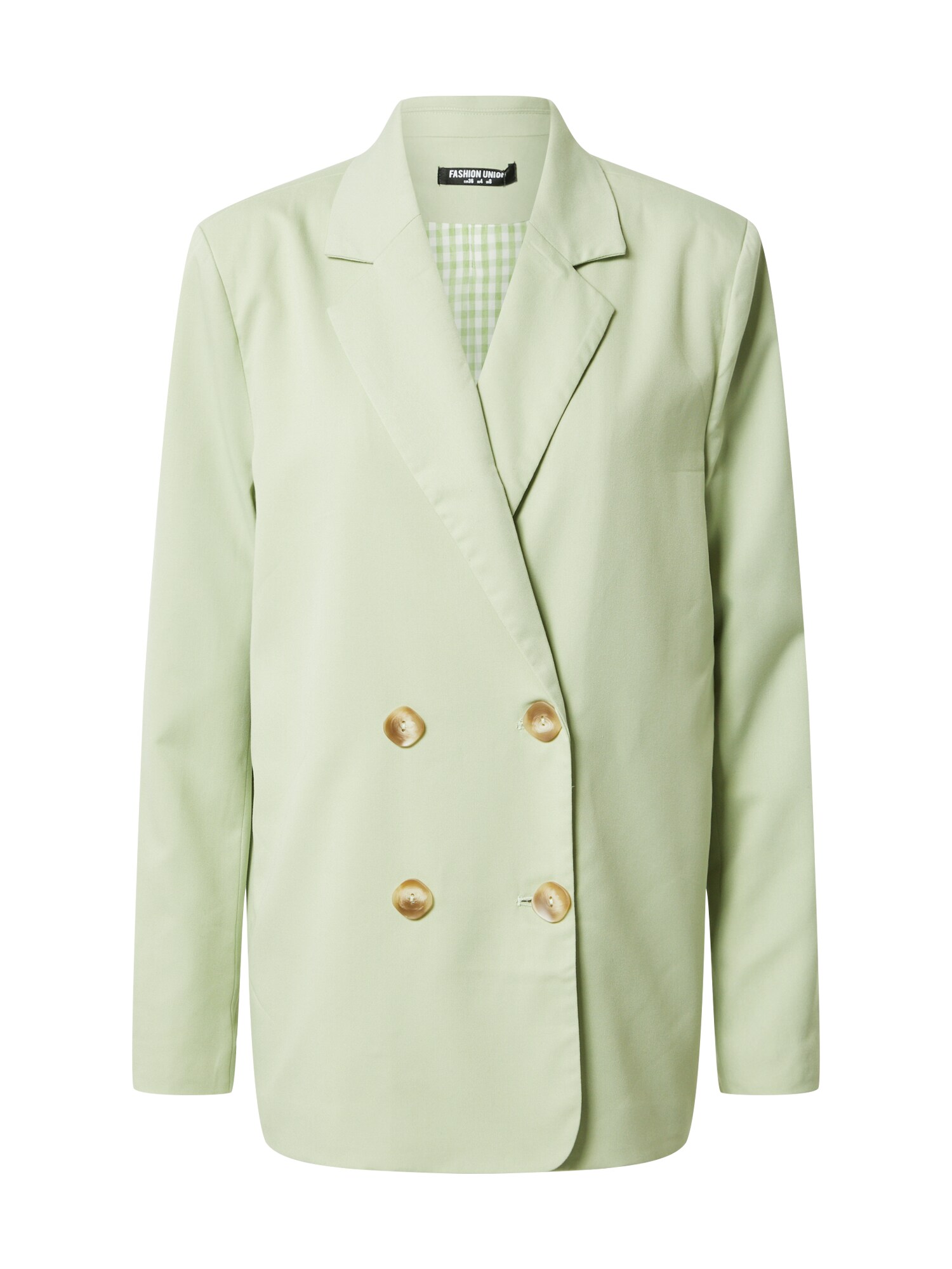 Fashion Union Blazer švarkas 'Driver'  šviesiai žalia