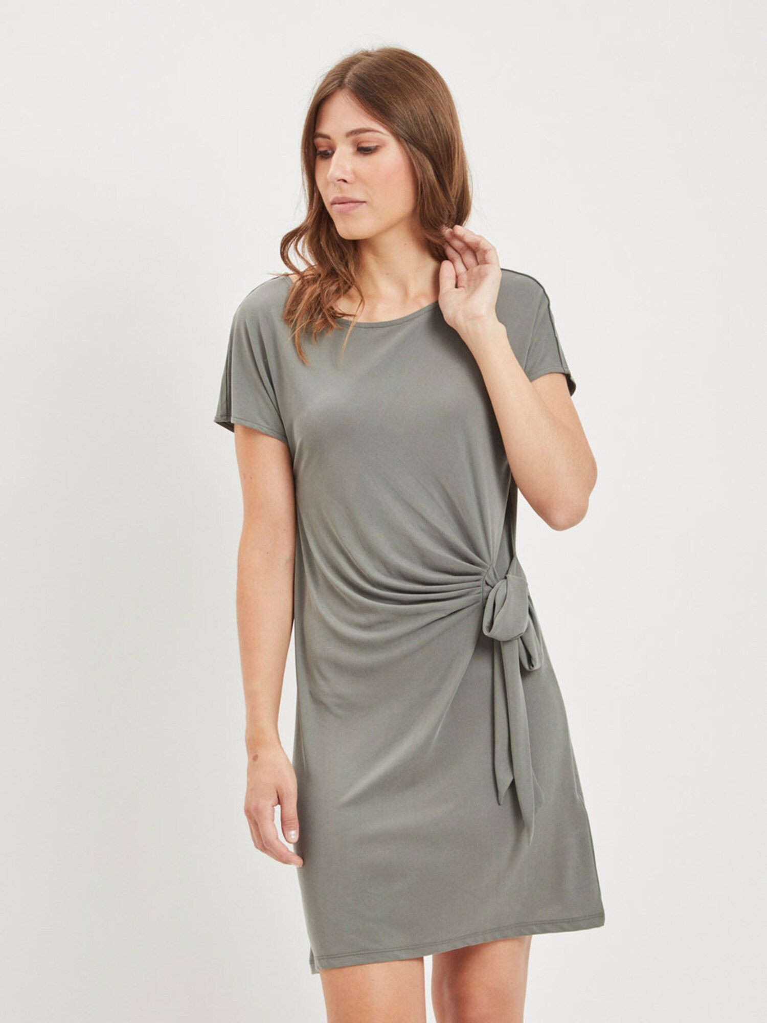 Vila Dames Jurk Grijs vila kopen in de aanbieding