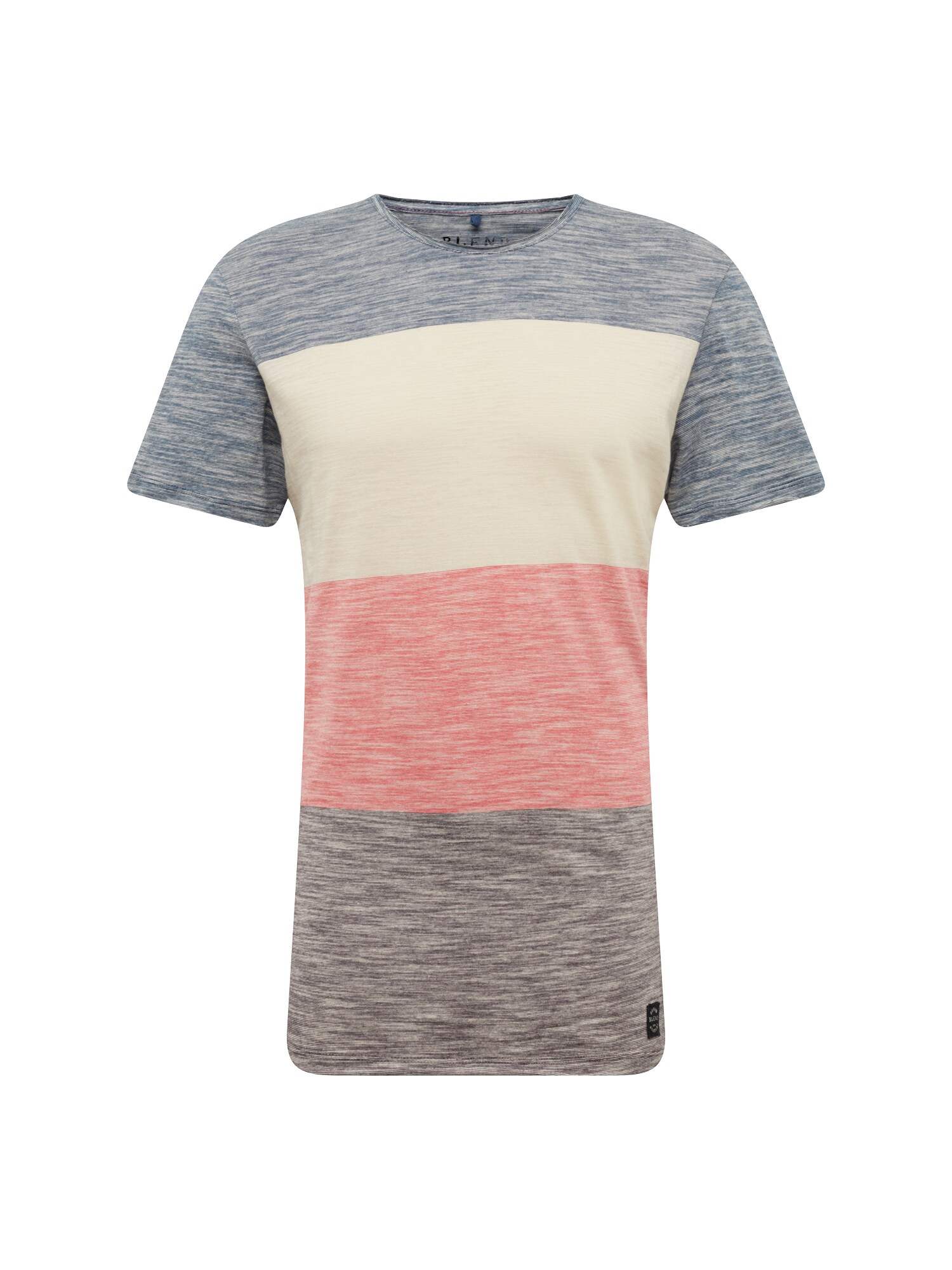 Blend Heren Shirt Blauw Rood Zwart blend kopen in de aanbieding