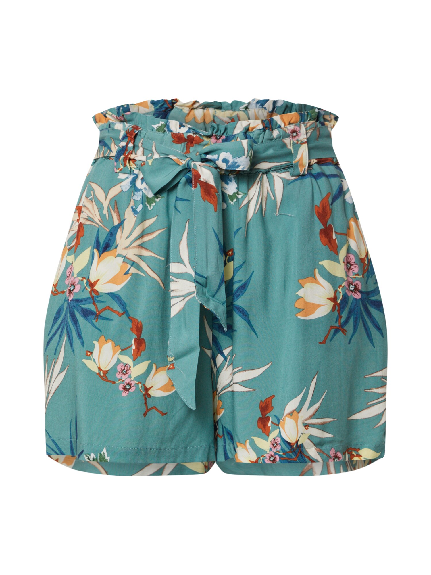 ONLY Kelnės 'ONLLORA SHORTS WVN'  žalia