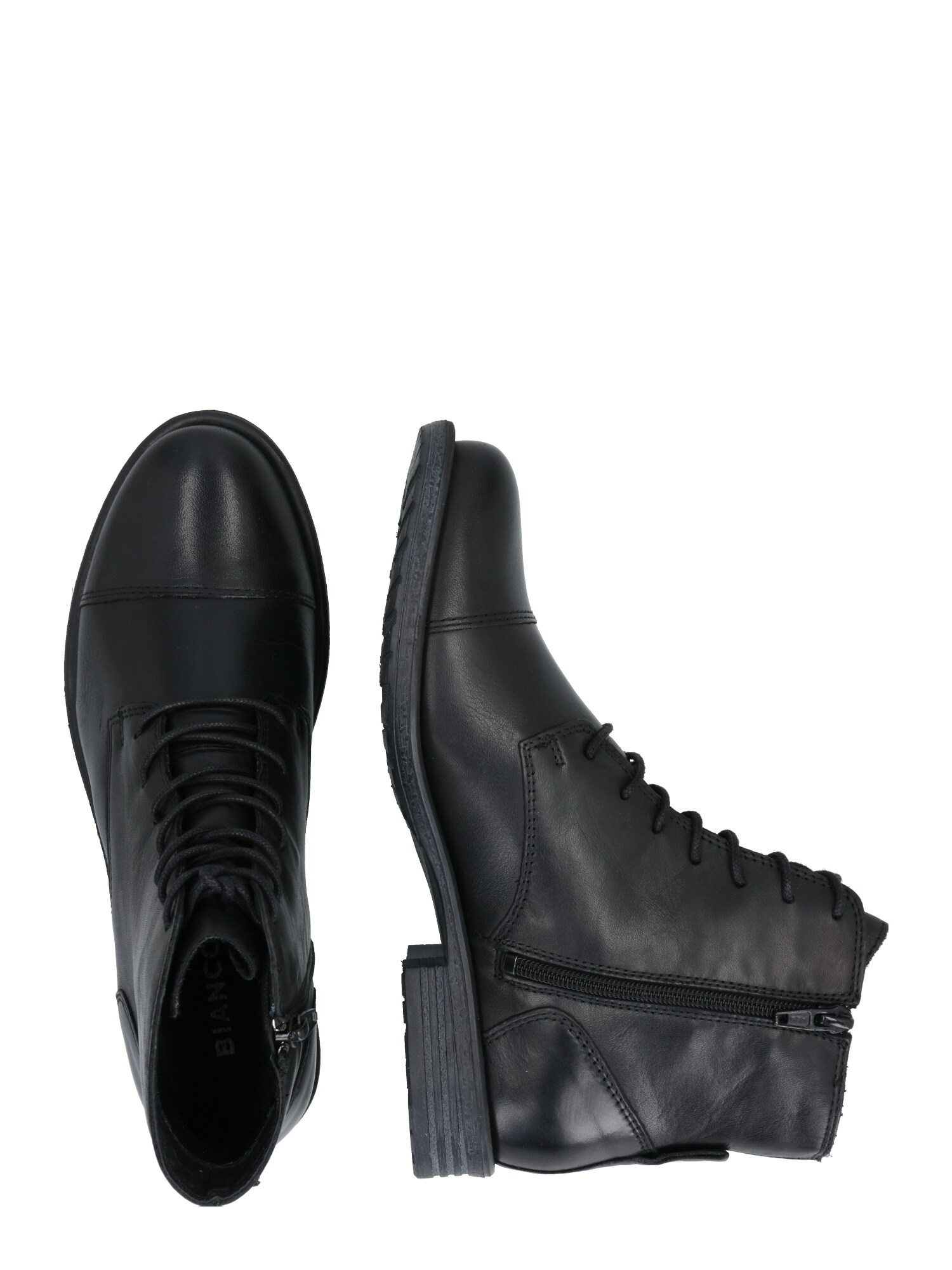 Thumbnail - Bianco Schnürstiefelette Derby