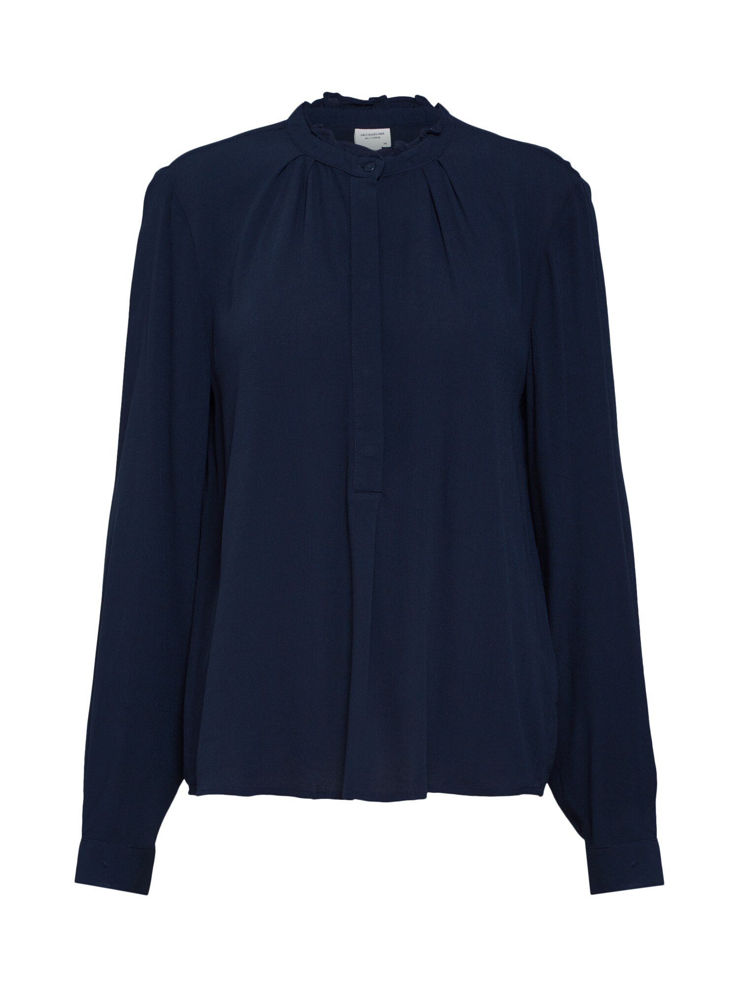 Jacqueline De Yong Dames Blouse Janni Navy jacqueline de yong kopen in de aanbieding