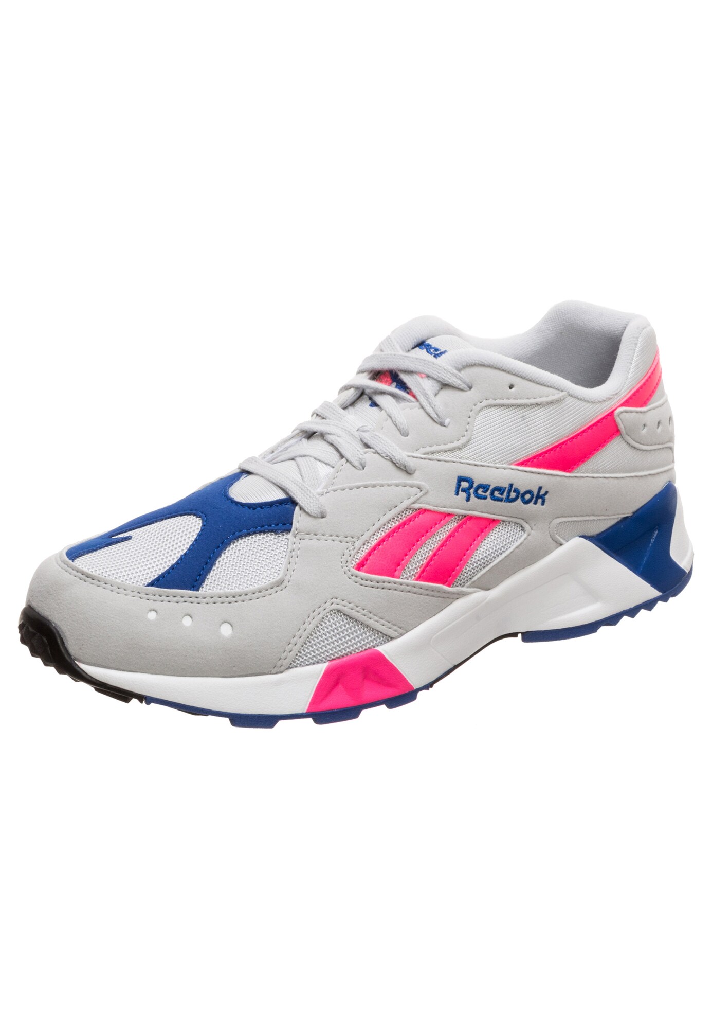 Reebok Classic Heren Sneakers Laag Aztrek Blauw Grijs Pink reebok classic kopen in de aanbieding