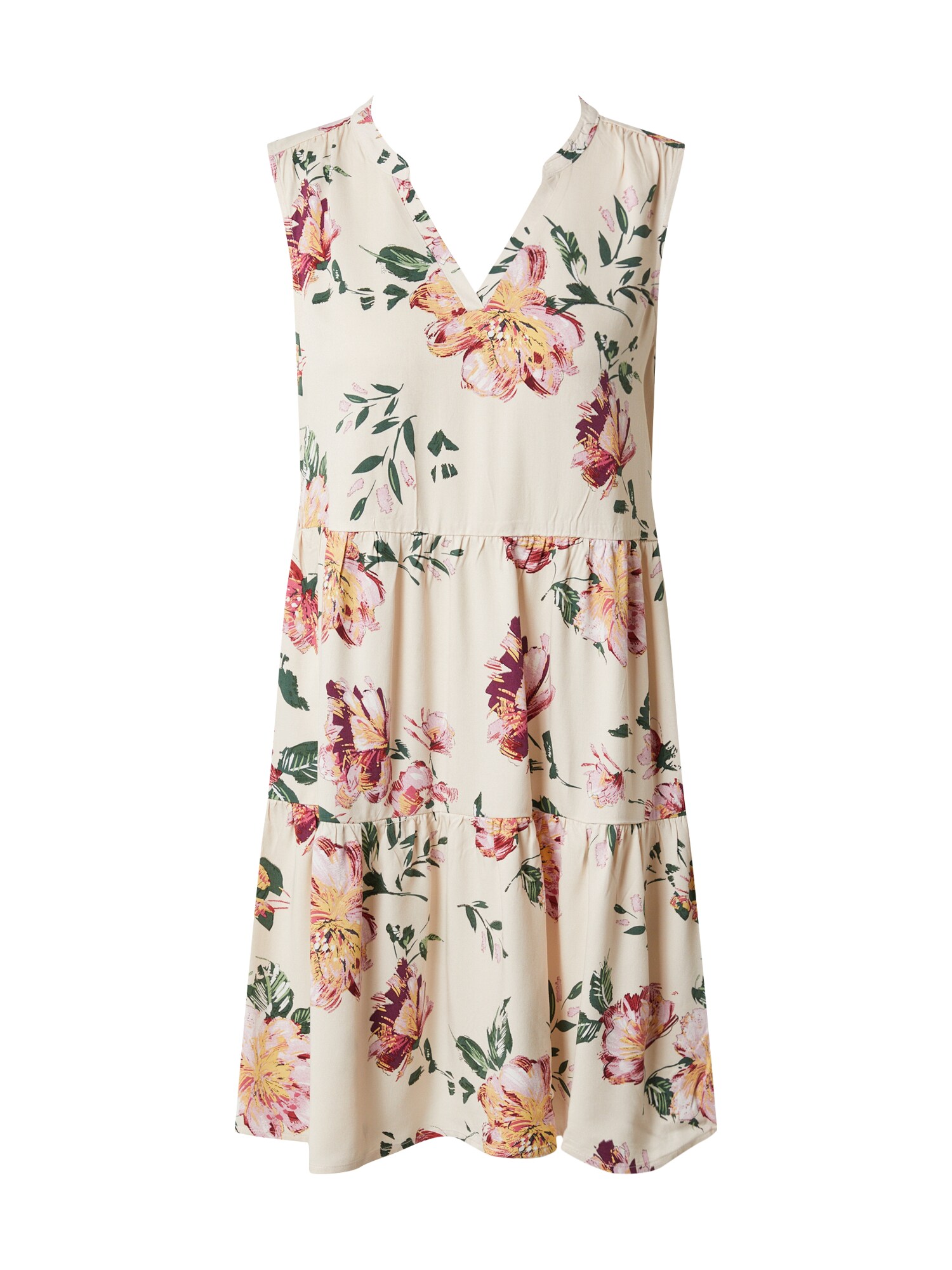 ONLY Suknelė 'ONLALMA LIFE VIS S/L SHORT DRESS'  balkšva